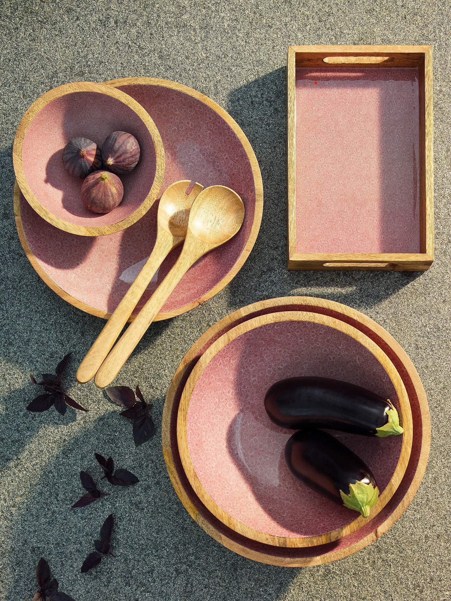 ZASSENHAUS Schüssel Schüssel Schale Obstschale Mangoholz Ø20 x 8cm ZASSENHAUS MINERAL, Material: Mangoholz