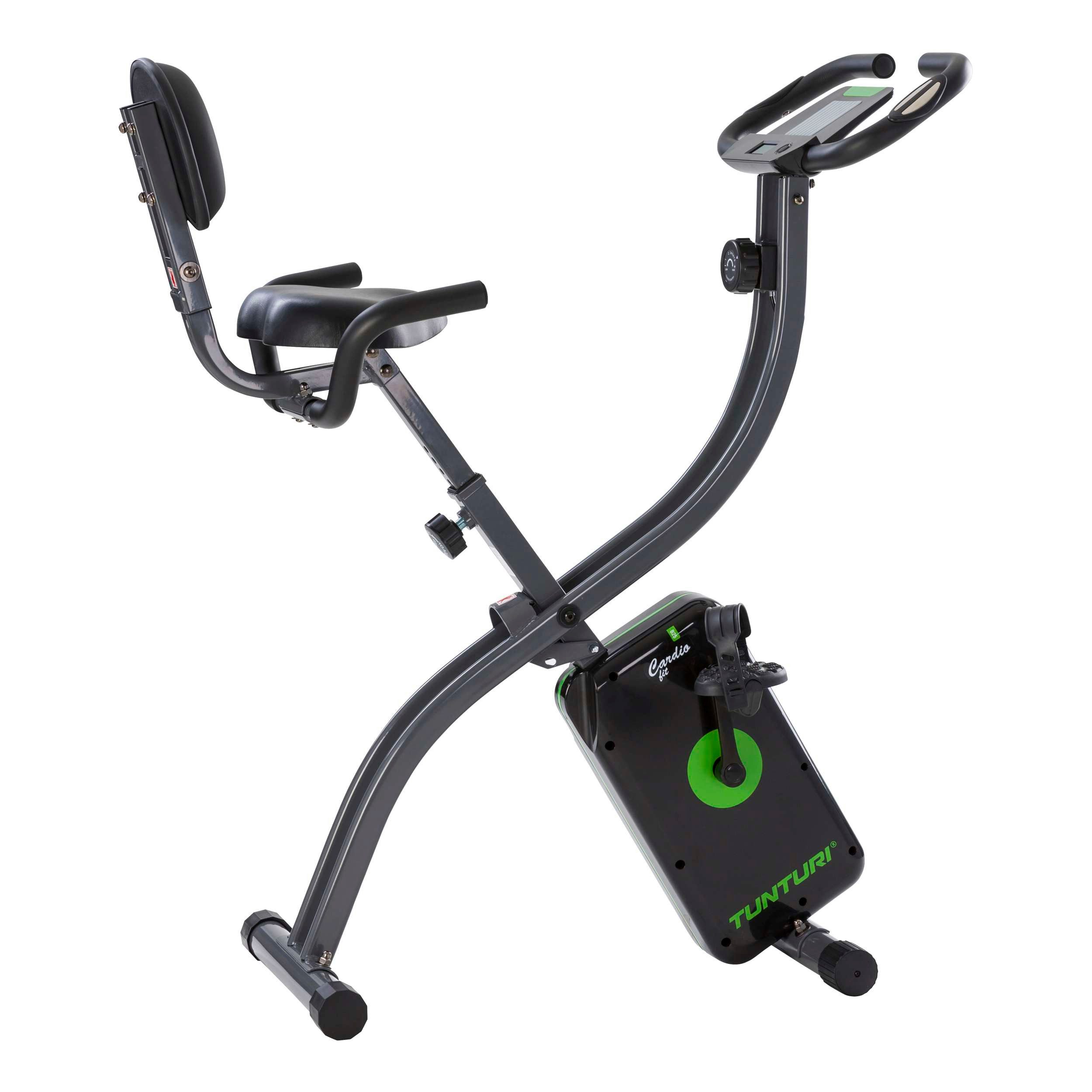 Tunturi Heimtrainer Heimtrainer - Cardio Fit B25 X Bike - Fahrrad klappbar - Fitnessfahrra