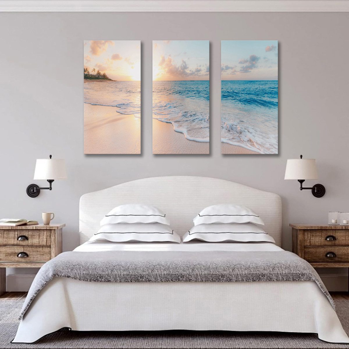 Visario Leinwandbild 3-teiliges Wandbild von Visario, günstig online kaufen