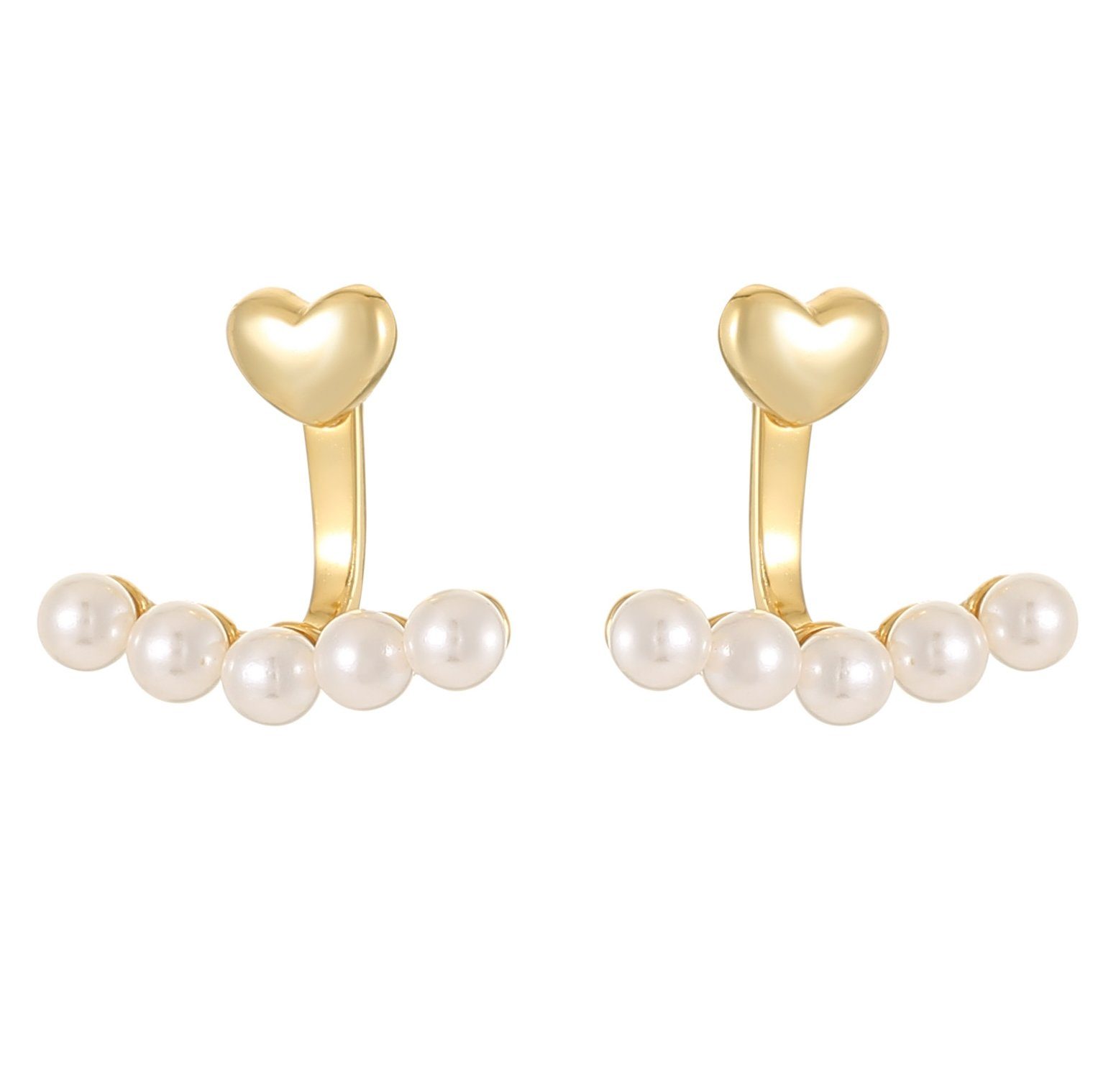 Haiaveng Paar Ohrhänger Liebe Herz Perle Ohrringe, s925 Silber Ohrringe, Liebe Ohrringe | Ohrhänger