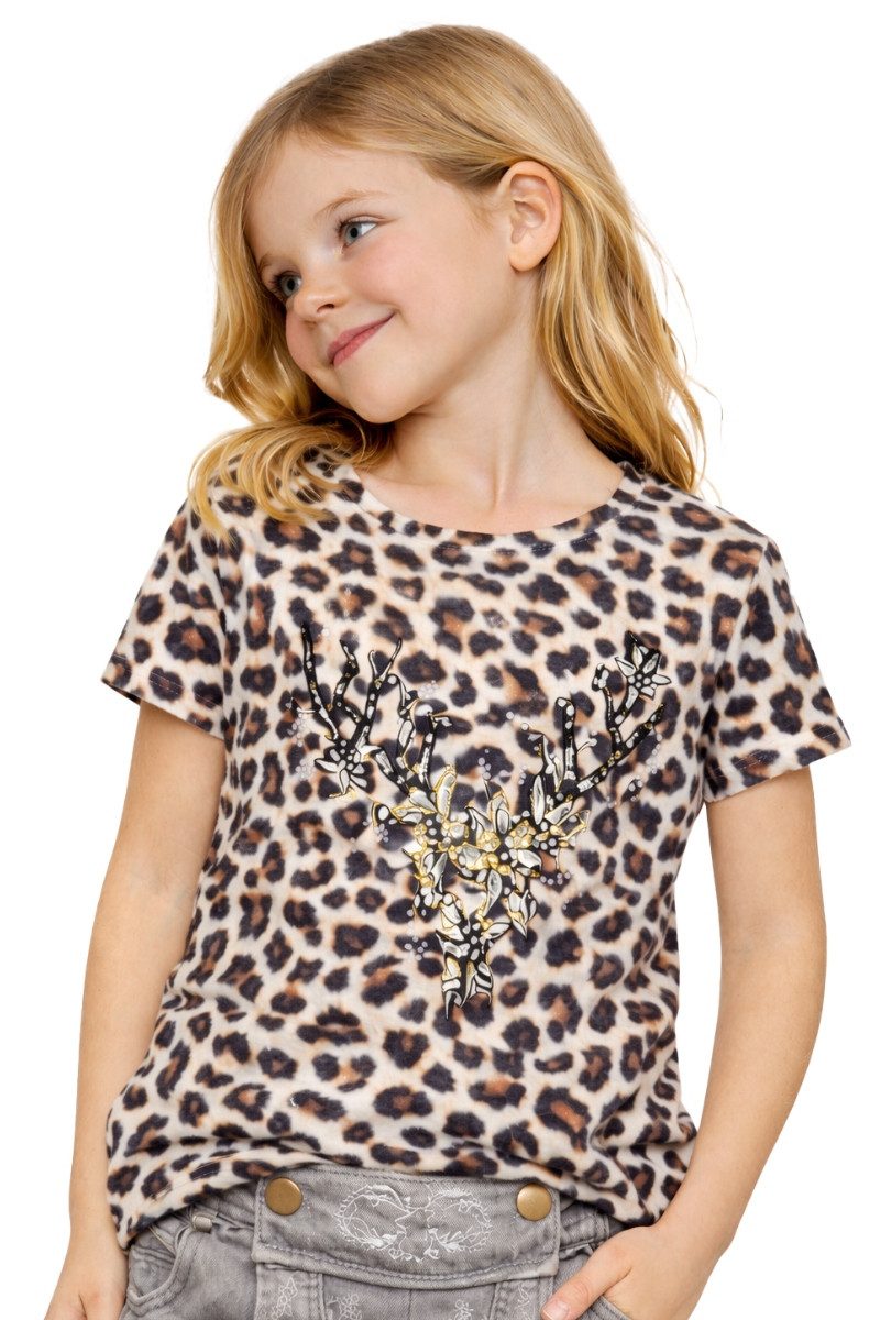 Trachtenbluse Trachtenshirt Kind - BEA KIDS - aop
