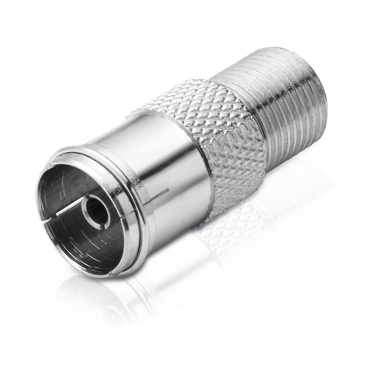 adaptare Adapter F-Buchse / IEC-Koax-Buchse SAT-Kabel