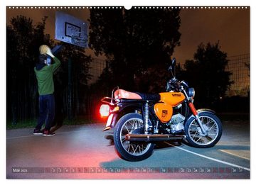 CALVENDO Wandkalender Simson S51c (Premium, hochwertiger DIN A2 Wandkalender 2023, Kunstdruck in Hochglanz)
