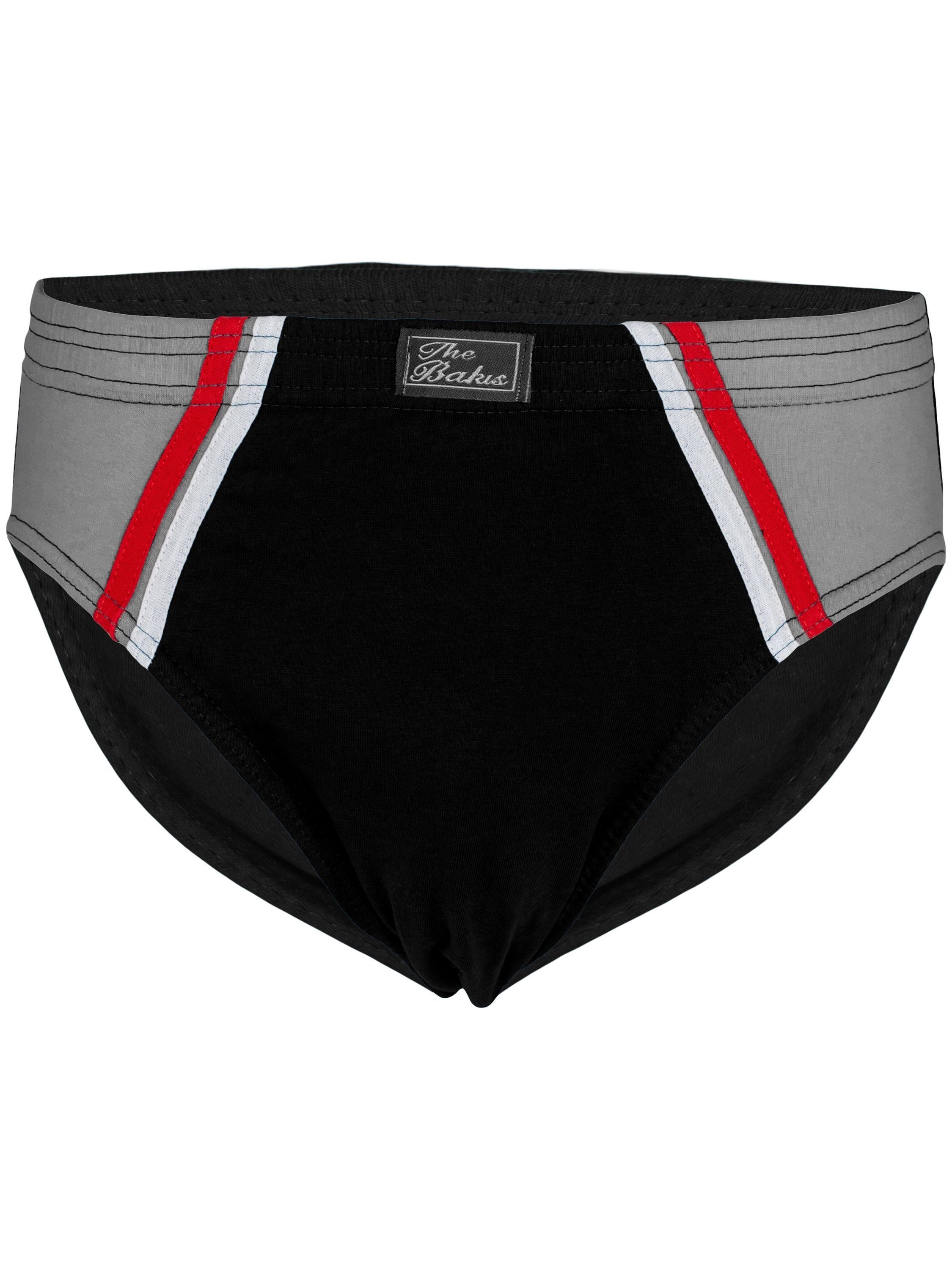 TEXEMP Slip 3er-6er Pack Herren Slip Baumwolle Unterhose Sportslip Schlüpfer (3-St) 100% Baumwolle - Übergrößen bis 6XL