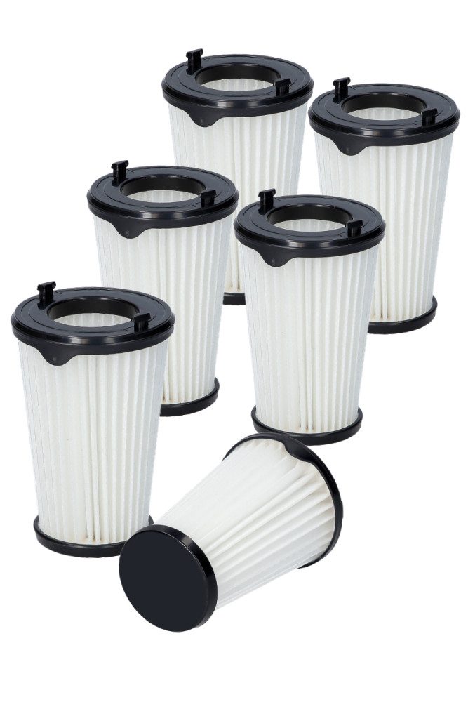 McFilter HEPA-Filter Filter 6x geeignet für AEG CX7-2 QX8 ERGORAPIDO, AEG Electrolux, Juno Zanker Zanussi 9001683755, passgenau, wie AEF150
