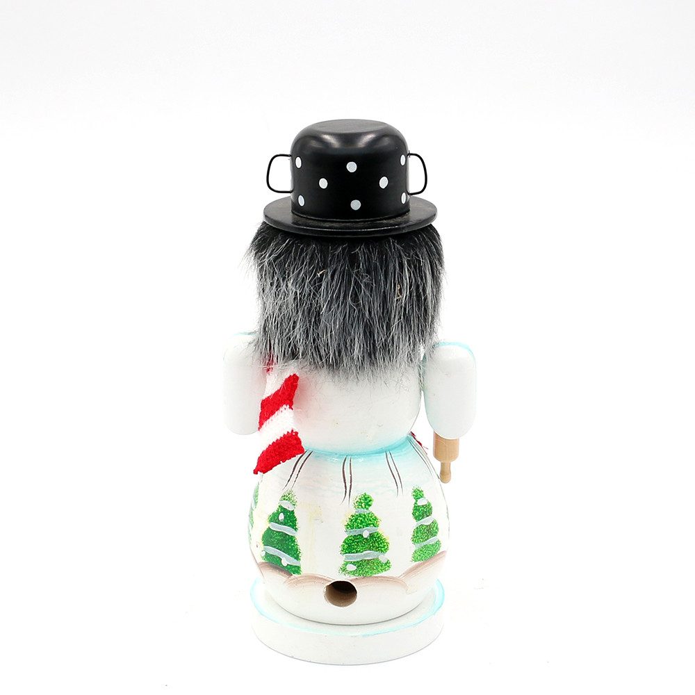 Dekohelden24 Räuchermännchen Räucher-Schneemänner in verschiedenen Varianten, (1 St), Detailreich bemalt, ideal für weihnachtliche Stimmung