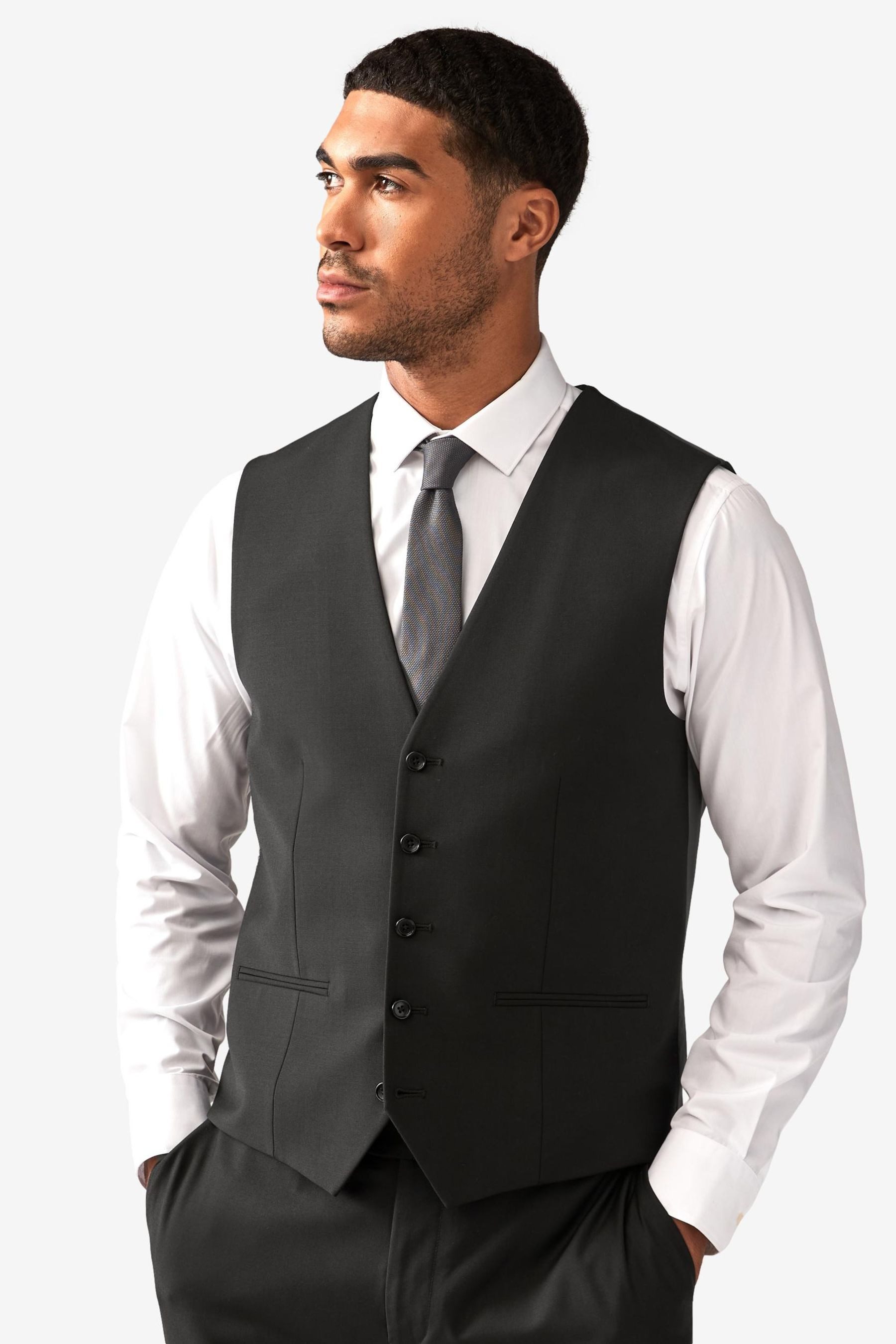 Next Anzugweste Motion Flex Anzug aus Wollmischung: Weste (1-tlg)