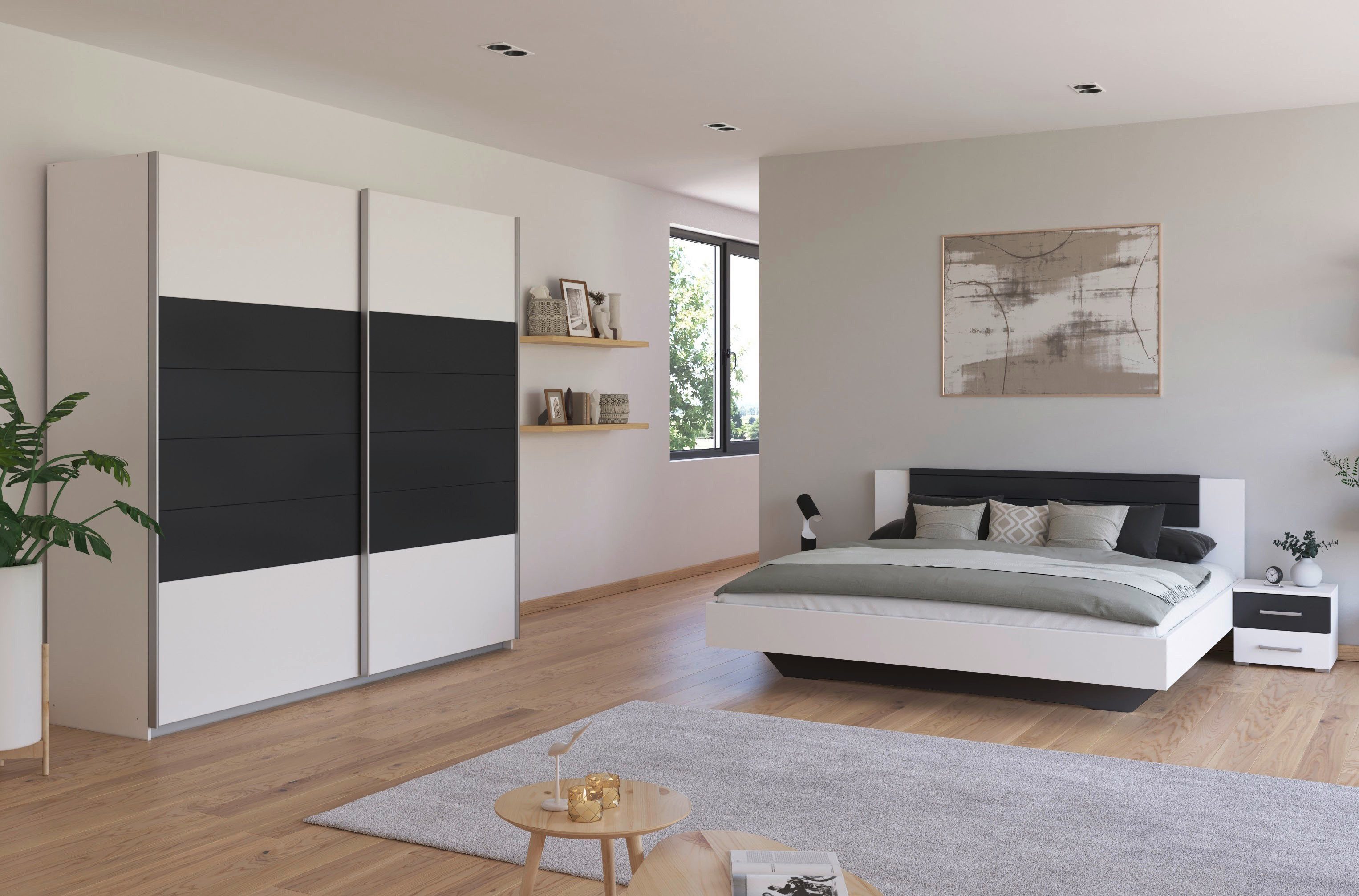 rauch Schlafzimmer-Set Komplettschlafzimmer Schlafzimmer BARCELONA mit günstig online kaufen