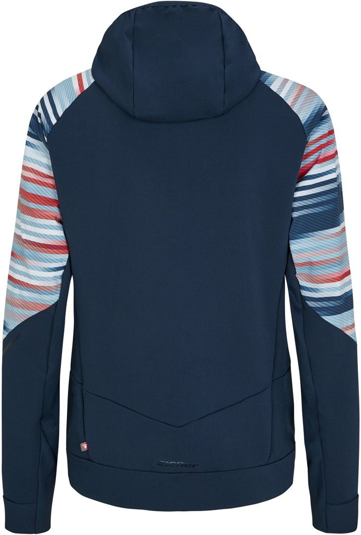 Ziener 3-in-1-Funktionsjacke ZIENER NAKIMA Jacke dark navy/dark navy stripe