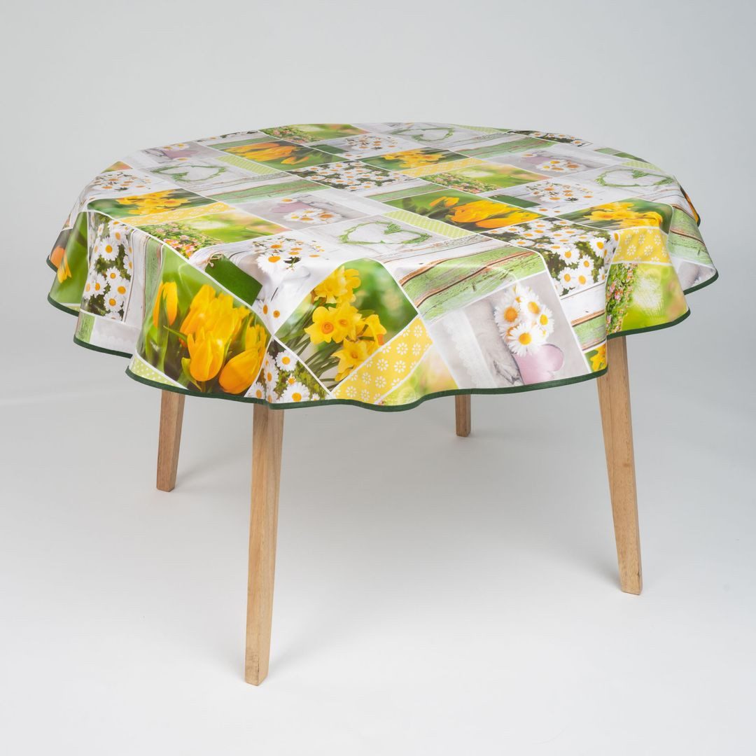 laro Tischdecke laro 140cm runde Wachstuchtischdecke günstig online kaufen