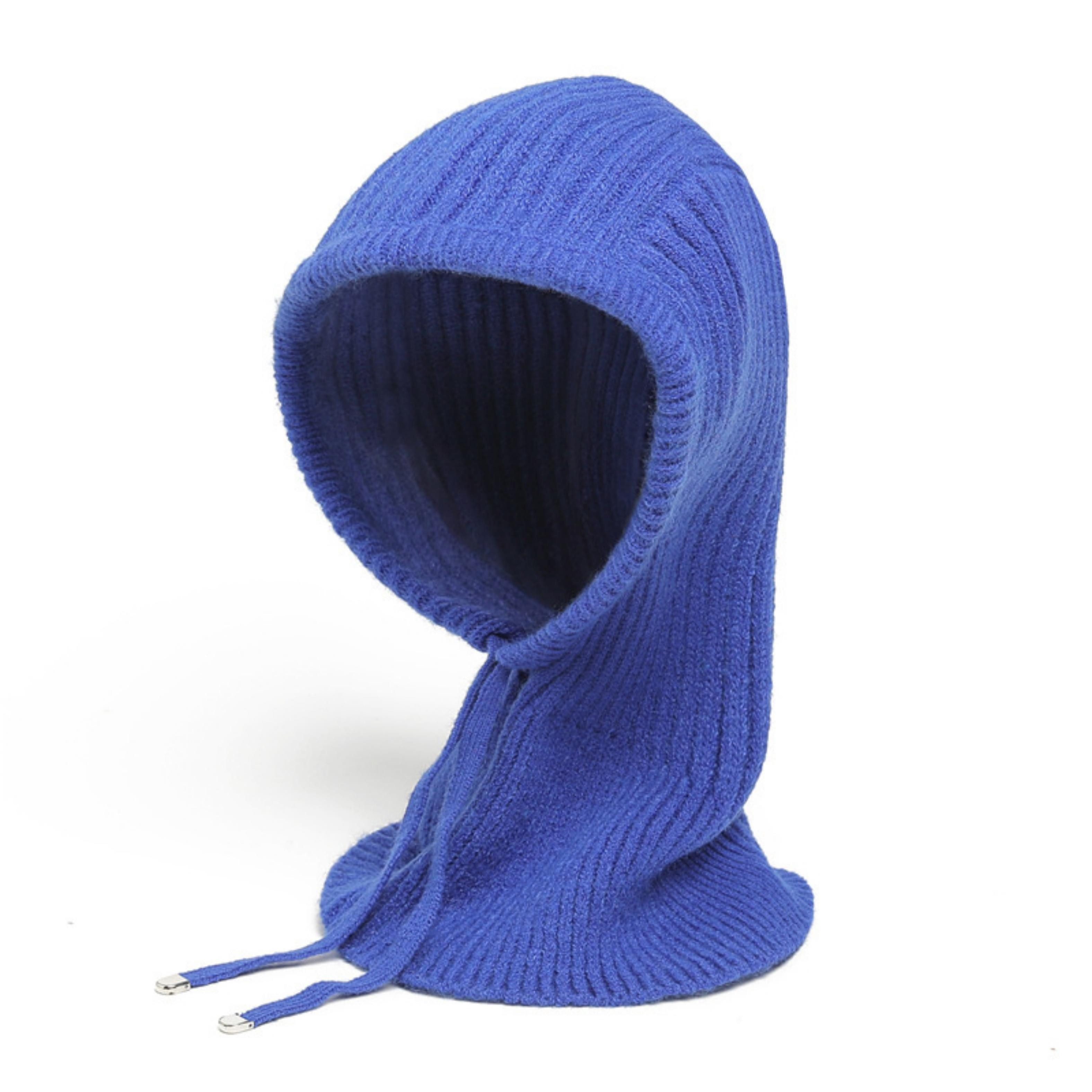 Oemmn Strickmütze Mütze Damen Winter, Strickmützen Warme Kapuzen Schal