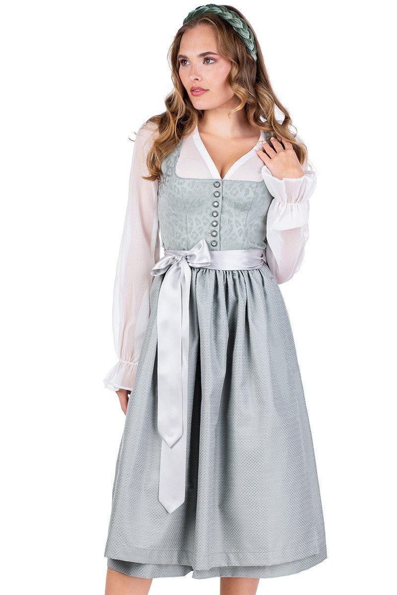MarJo Dirndl Midi Dirndl 2tlg. - REISBACH - gletscher günstig online kaufen