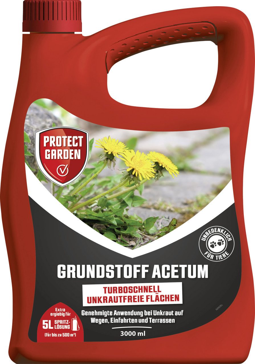 Unkrautbekämpfungsmittel Protect Garden Turbo Unkrautfrei Grundstoff Acetum