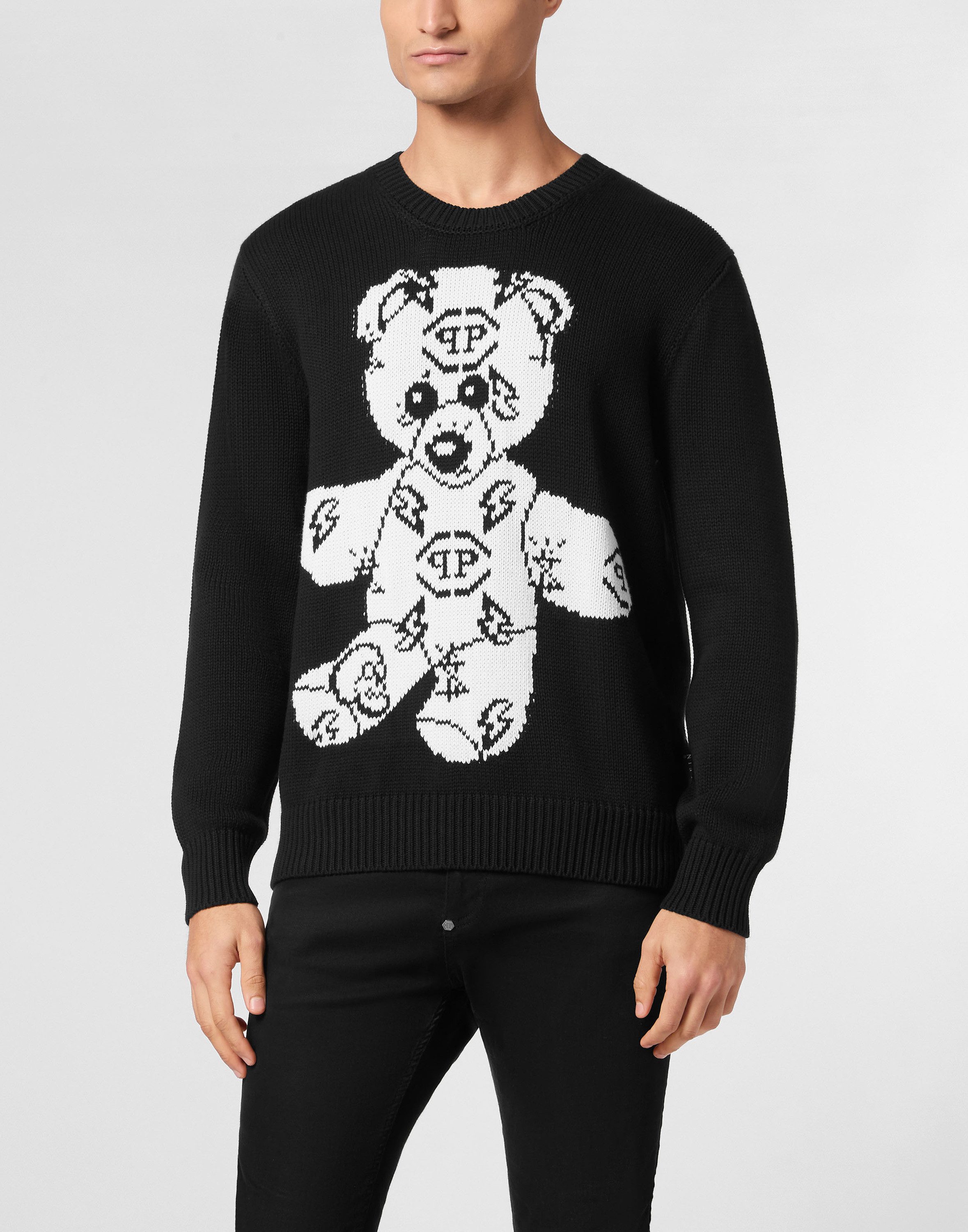 PHILIPP PLEIN Rundhalspullover Teddy