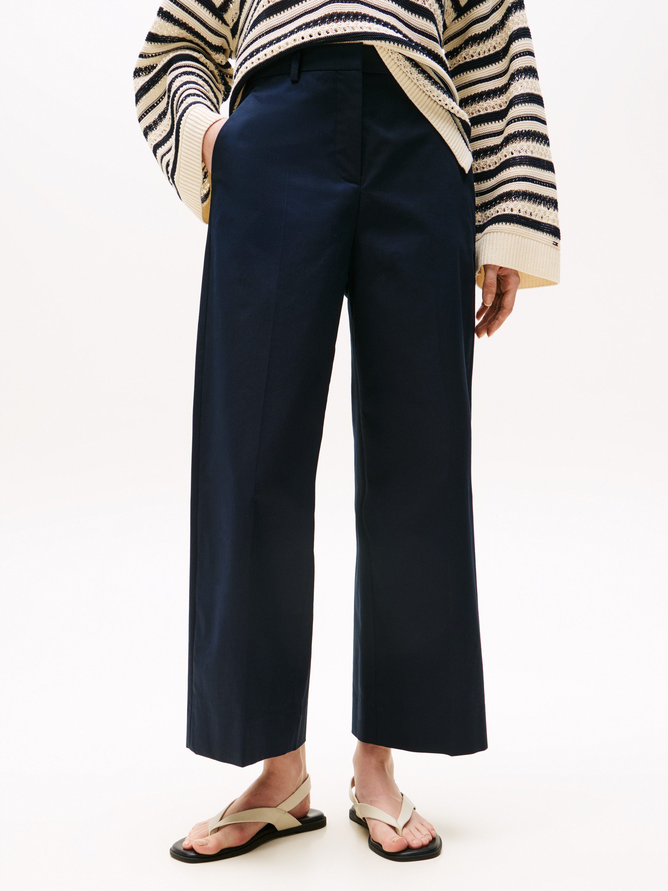 Tommy Hilfiger Chinohose COTTON WIDE LEG günstig online kaufen