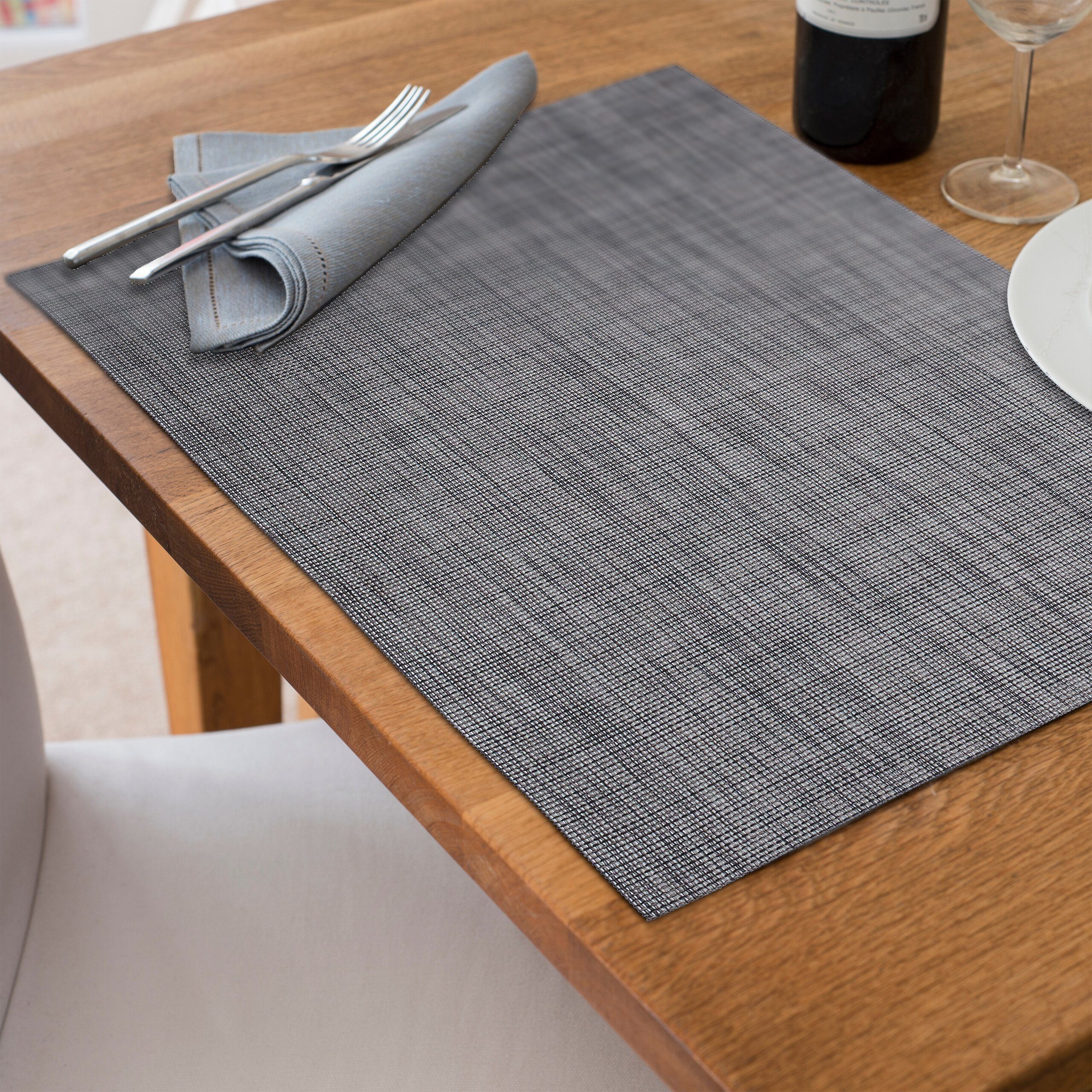 relaxdays Platzset Tischset 6-teilig, (6-teiliges Tischset, 6-St., 6-teilig), braun
