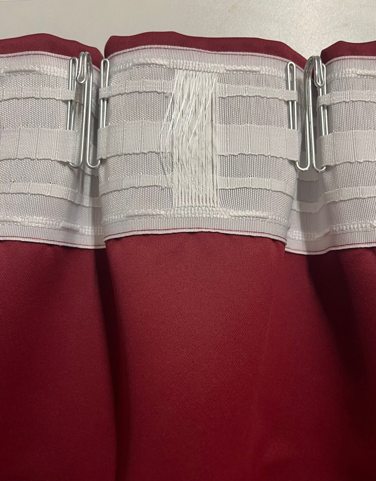 novumfix Verdunkelungsvorhang Sunout/bordeaux-rot KombiBand XXL bis 350 cm günstig online kaufen