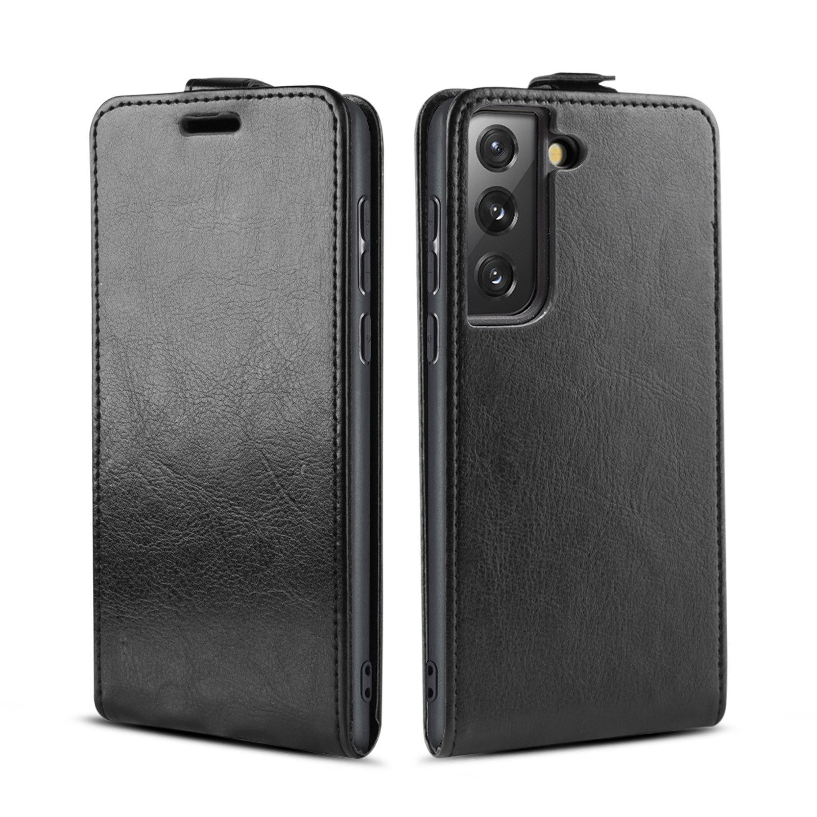 Tec-Expert Handyhülle Klapp Hülle für Samsung Galaxy S21 5G 6.2 Zoll, 6.2", Tasche Klapphülle Case mit Kartenfach Fliphülle vertikal