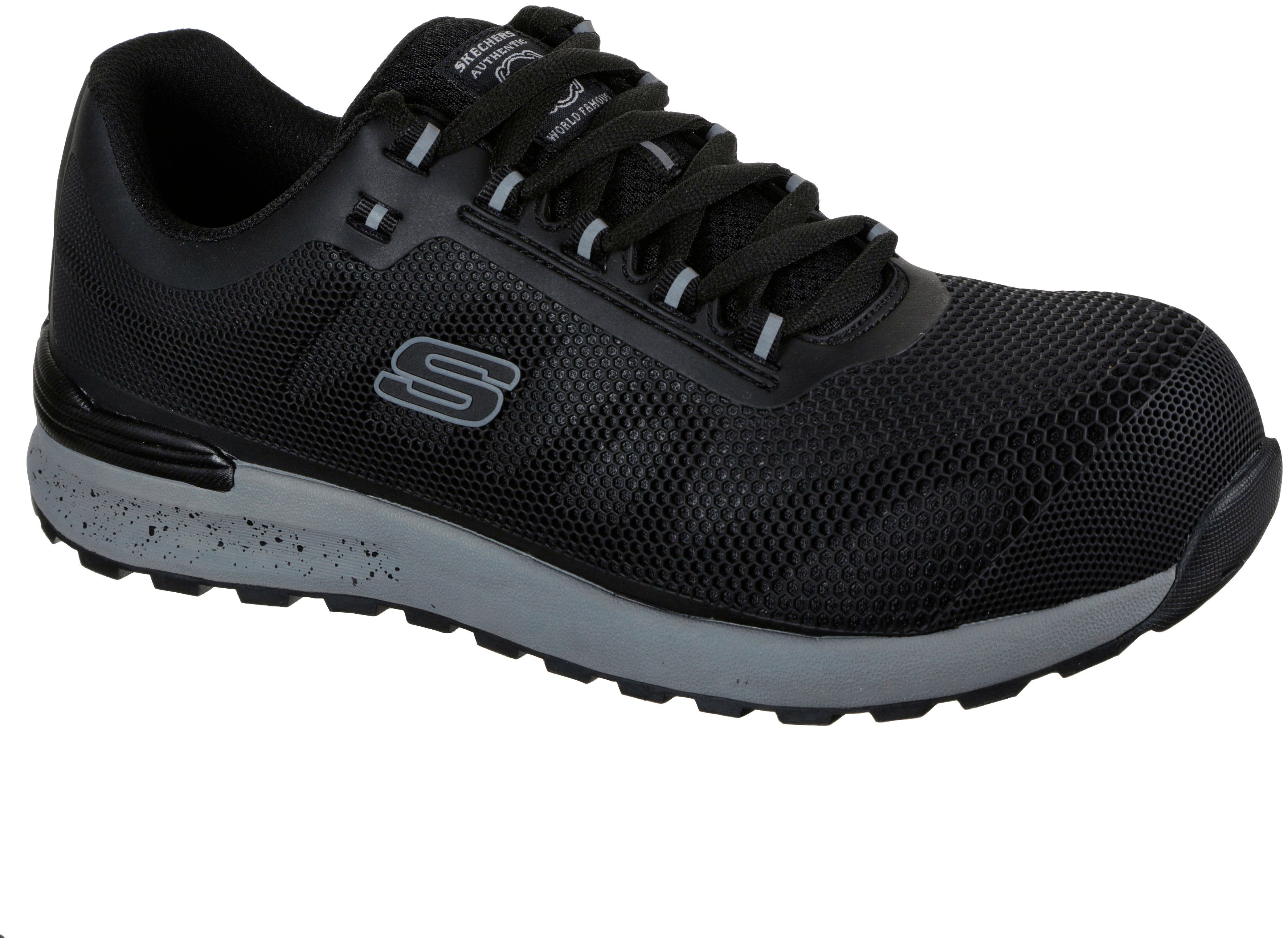 Skechers BULKLIN - BRAGOO Sicherheitsschuh S1 P ESD, durchtrittsicher, bequem und elektrisch ableitend