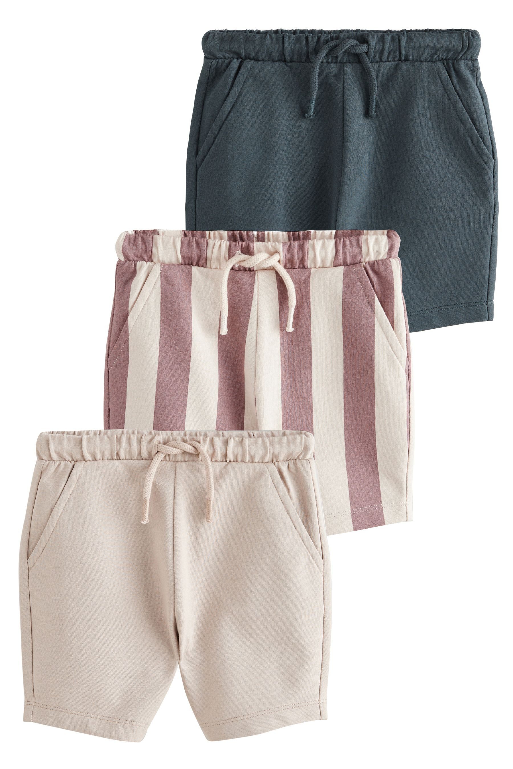 Sweatshorts Jerseyshorts im 3er-Pack