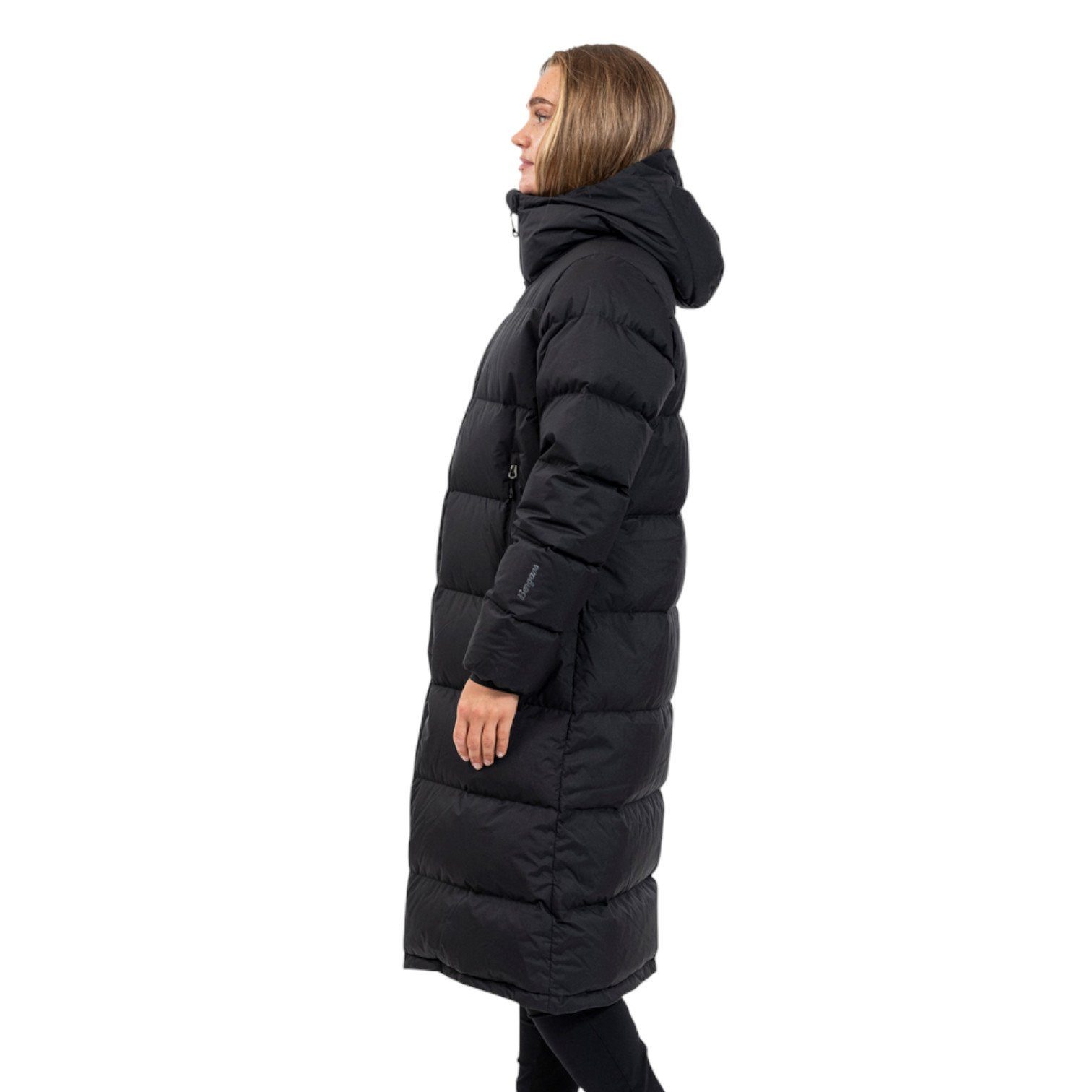 Bergans Daunenmantel Urban Down Long Coat (wärmeisolierung) schwarz Damen
