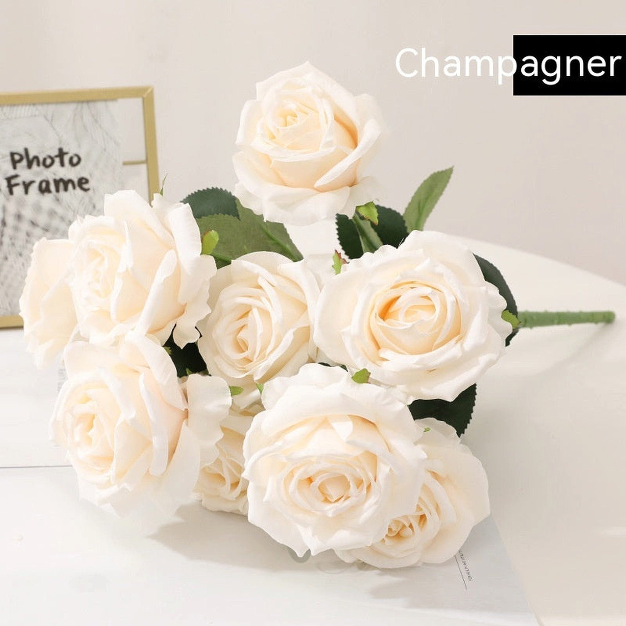 Kunstblumenstrauß Eleganter künstlicher Rosenstrauß mit 10 günstig online kaufen