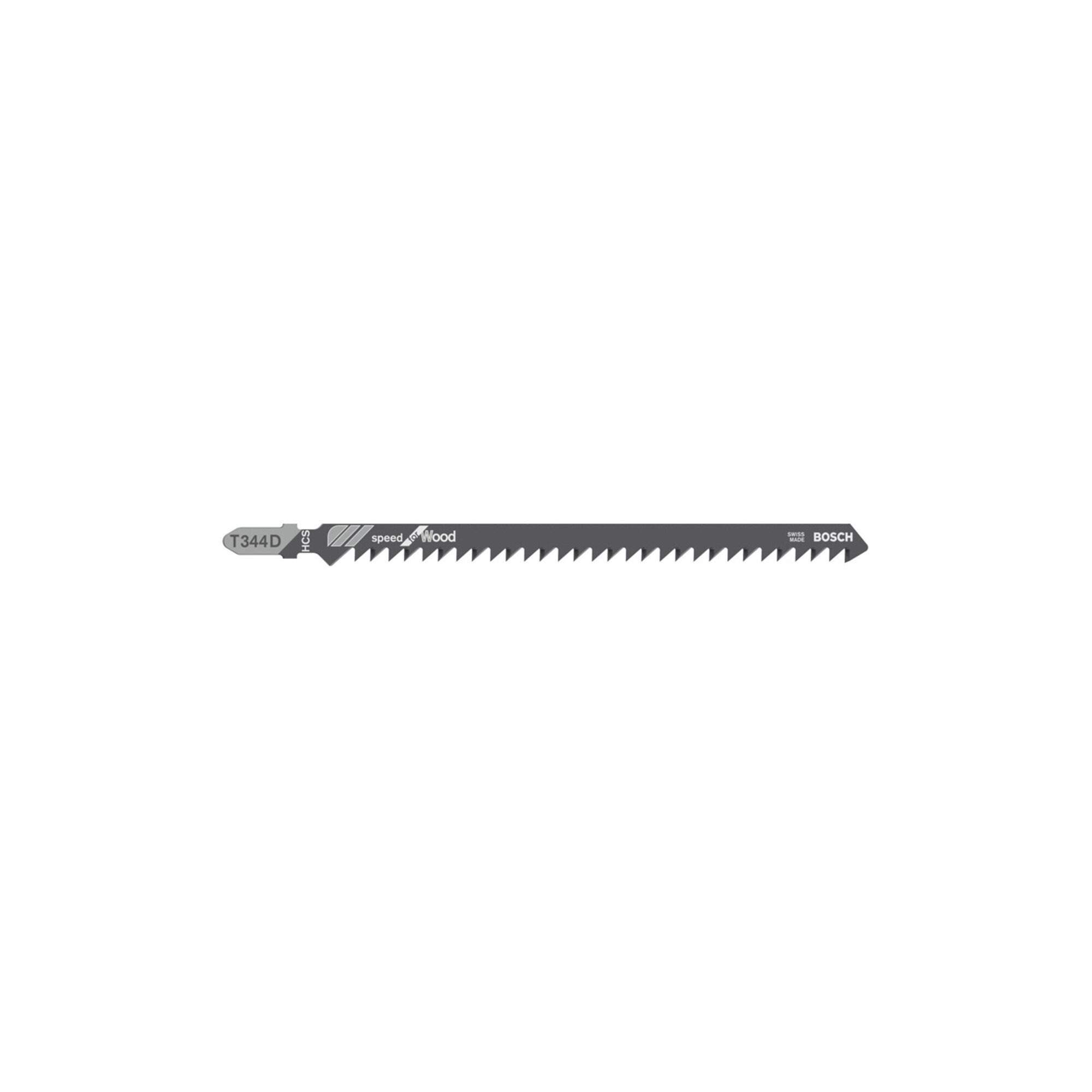 Bosch Professional Stichsägeblatt Bosch Stichsägeblatt T 344 D, Speed for Wood 5 Stk