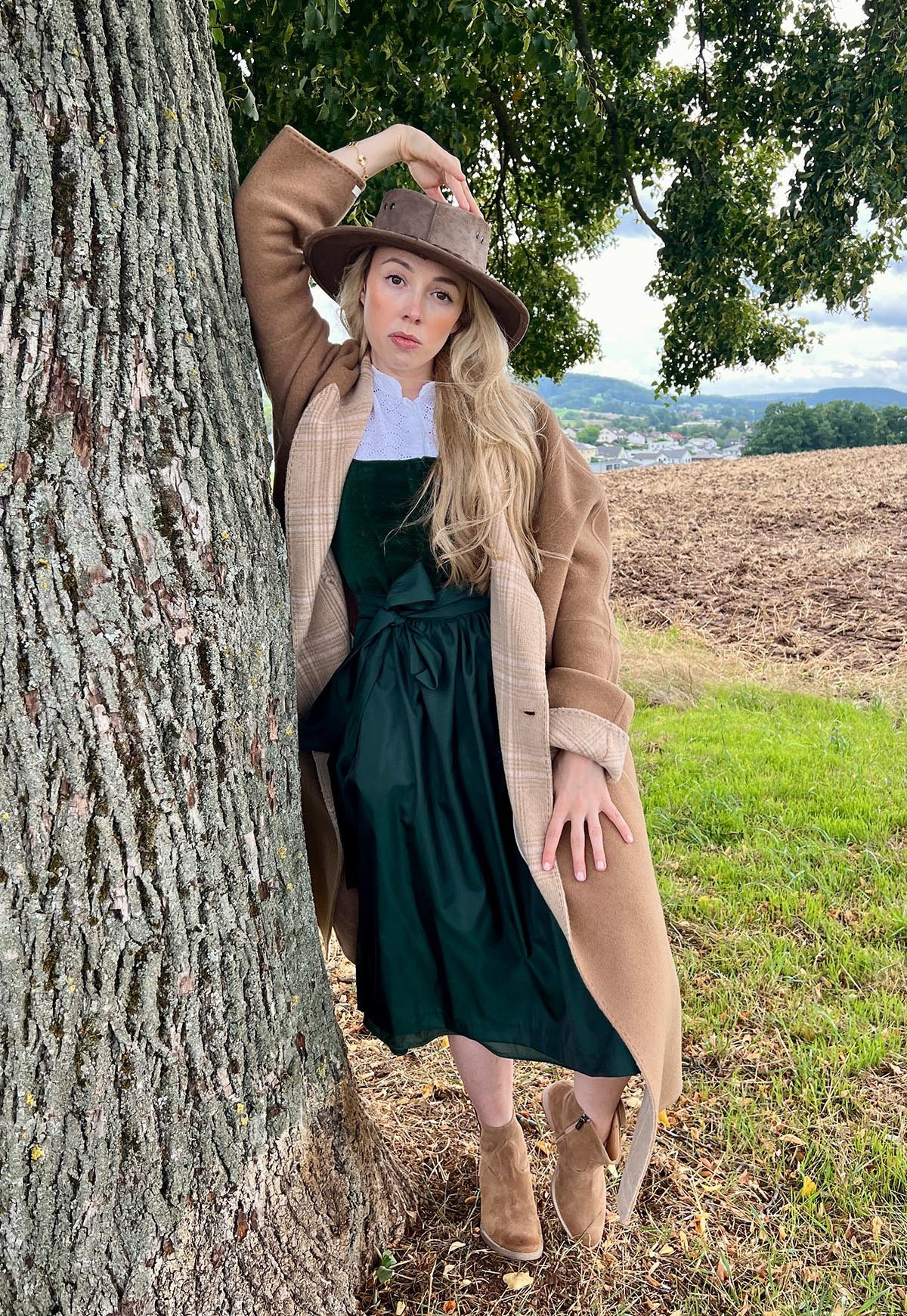 Hollert Wintermantel Maxi Mantel aus Wolle und Alpaka Mariella