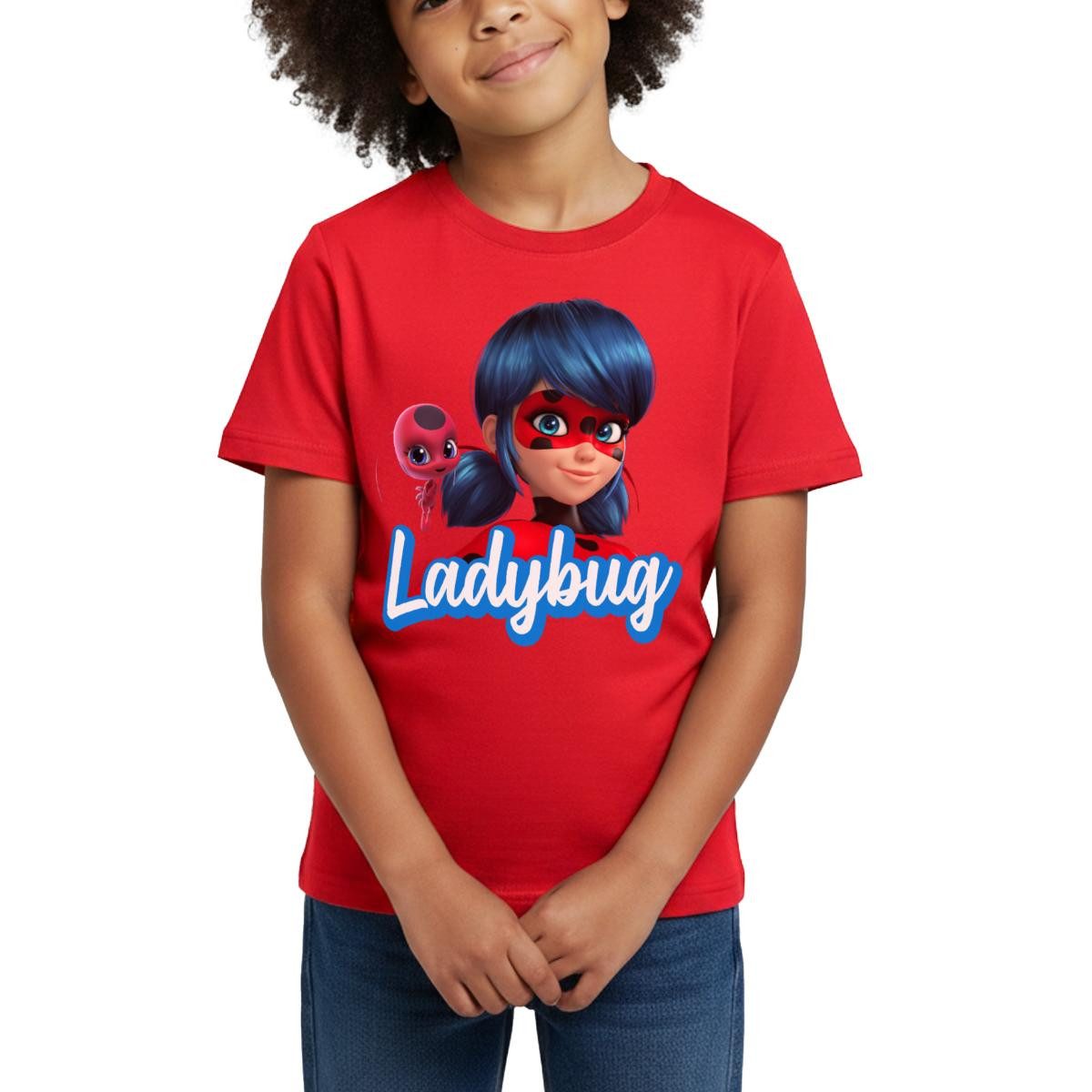 T-Shirt Miraculous Ladybug Tikki Kinder T-Shirt