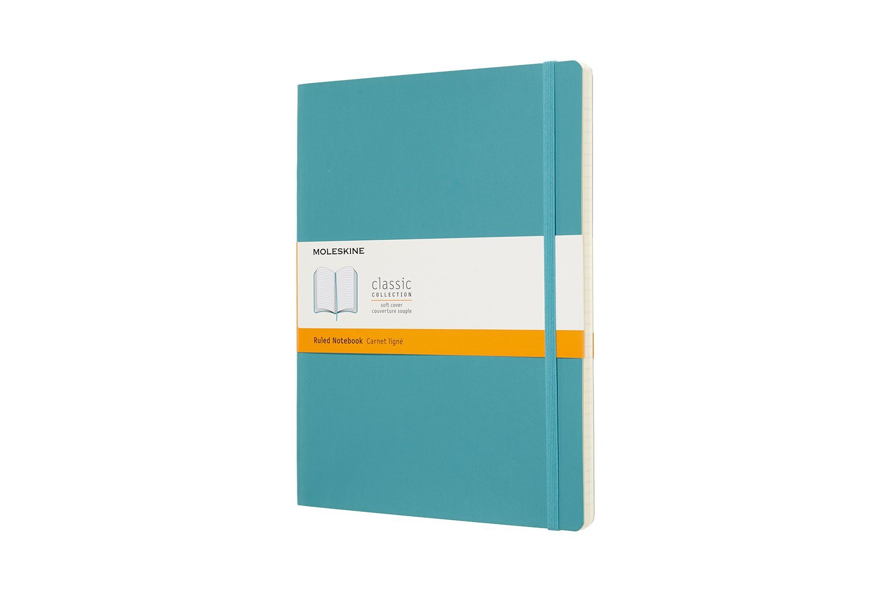 MOLESKINE Notizbuch, - Collection XL weichem mit Soft Blau Riff - Cover Einband Classic (19x25) 