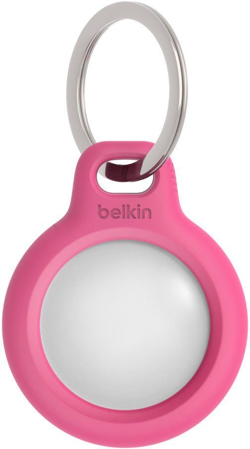 Belkin Schlüsselanhänger AirTag Schlüsselanhänger für pink Holder (1-tlg) Apple Secure