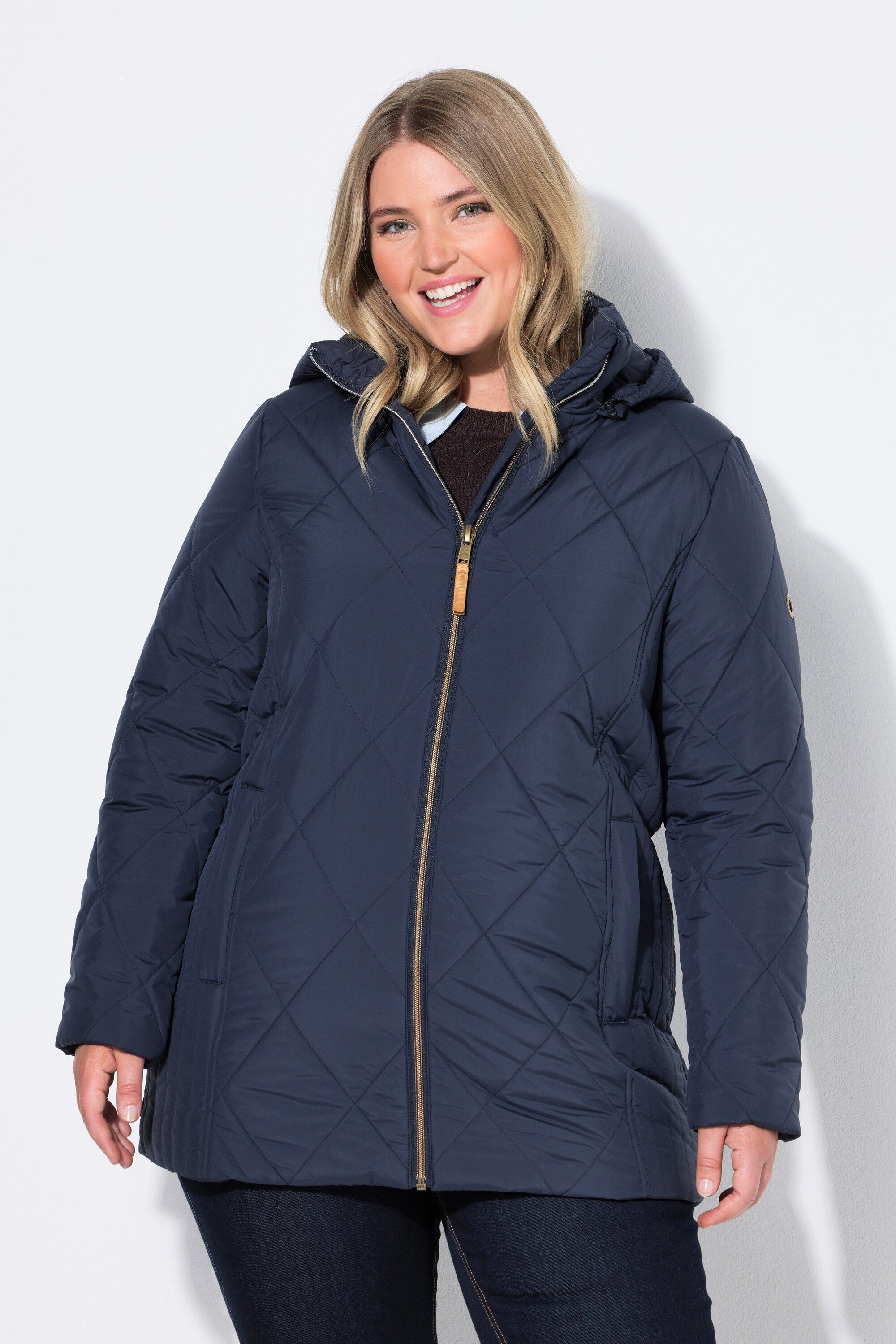 Ulla Popken Steppjacke HYPRAR Funktions-Steppjacke wasserabweisend Kapuze