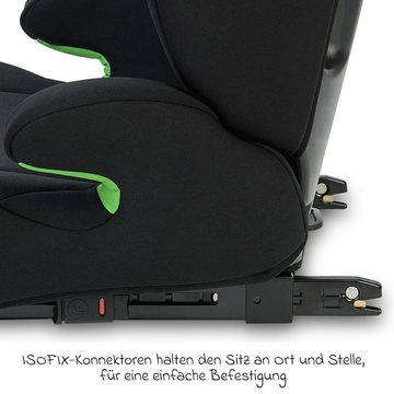 Osann Autokindersitz Musca i-Size - Black, bis: 36 kg, Kinder Autositz ab 3 Jahre - 12 Jahre (100 cm - 150 cm) mit Isofix