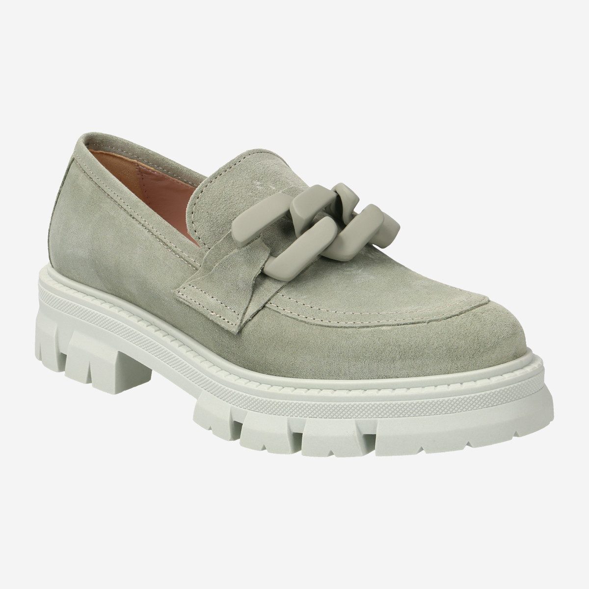 Lüke Schuhe DANA AROMIC, Slipper & Mokassin in Grün/ Salbei für Damen Slipper