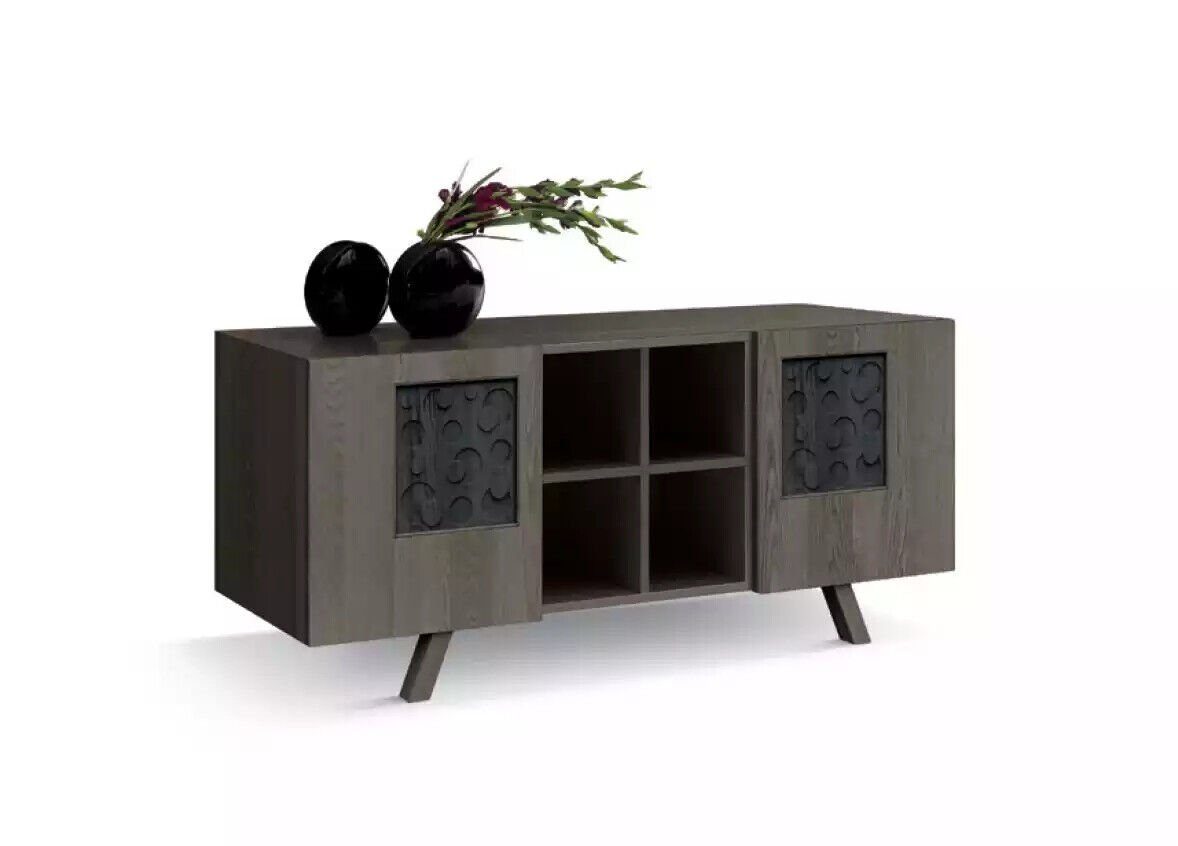 JVmoebel Sideboard Sideboard Stil Modern Luxus neu wohnzimmer wunderschön Grau, Made in Italy