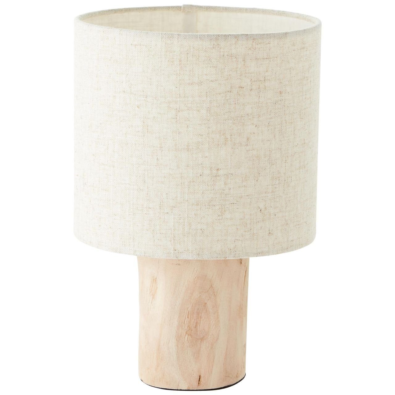 Pia E27, Tischleuchte Brilliant nachhaltiger 1x natur, A60, Tischleuchte aus Holz Lampe, 40W, Pia,