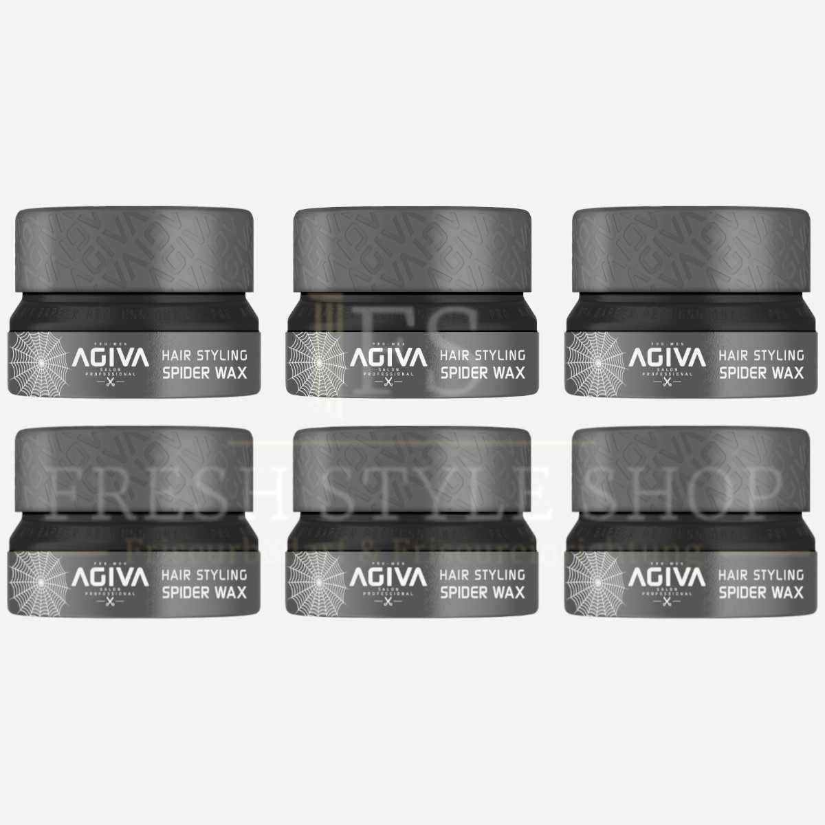 Haarwachs 6x Haarwachs Haar Wax 155ml 10 Spider (Fiber)