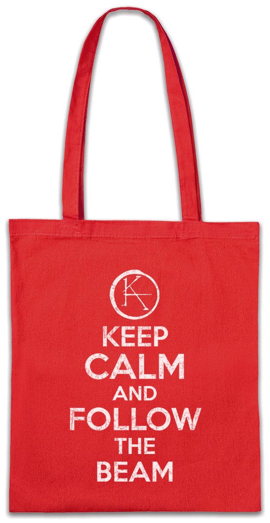 Beuteltasche Keep Calm And Follow The Beam Stofftasche Der Dunkle The Dark Turm