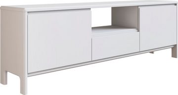 Home affaire TV-Schrank Luven zertifiziertes Massivholz, Breite 169 cm, 1 Schublade und 2 Türen
