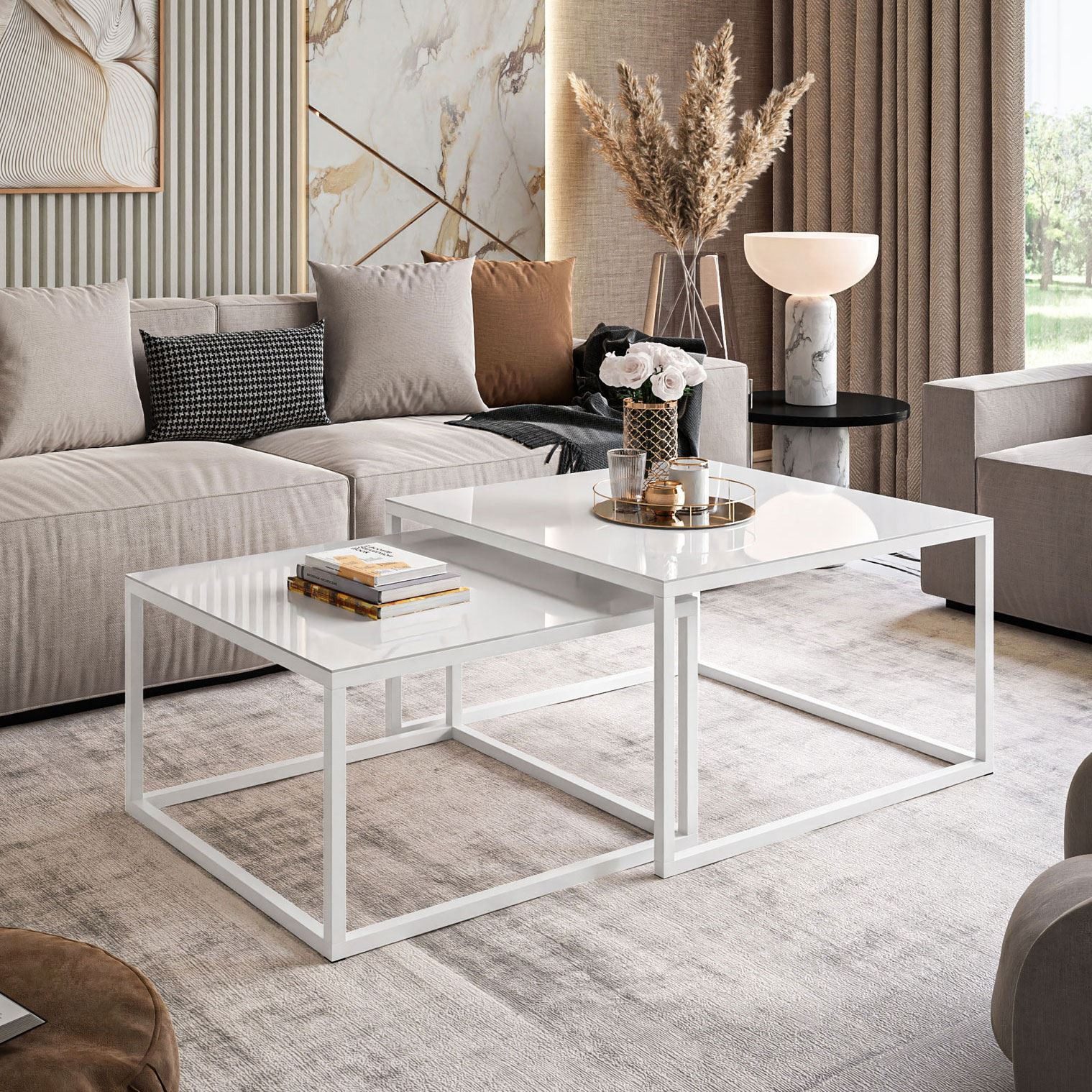 Lookway Couchtisch YOSHI GLASS 2in1 mit günstig online kaufen