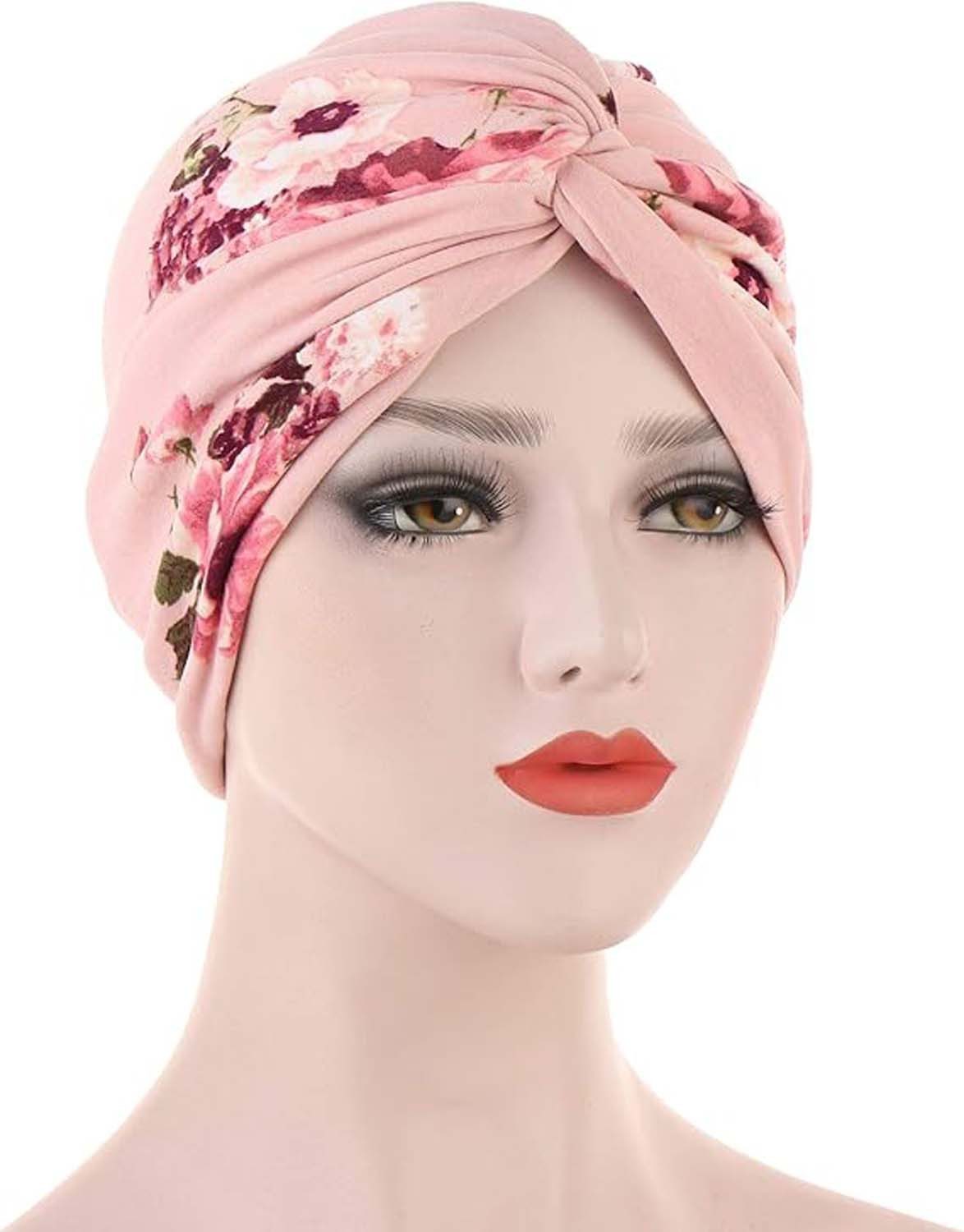 Bwecuy Kopftuch Krepp Twist Turban Unisex - Boho Kopftuch, (2-St)