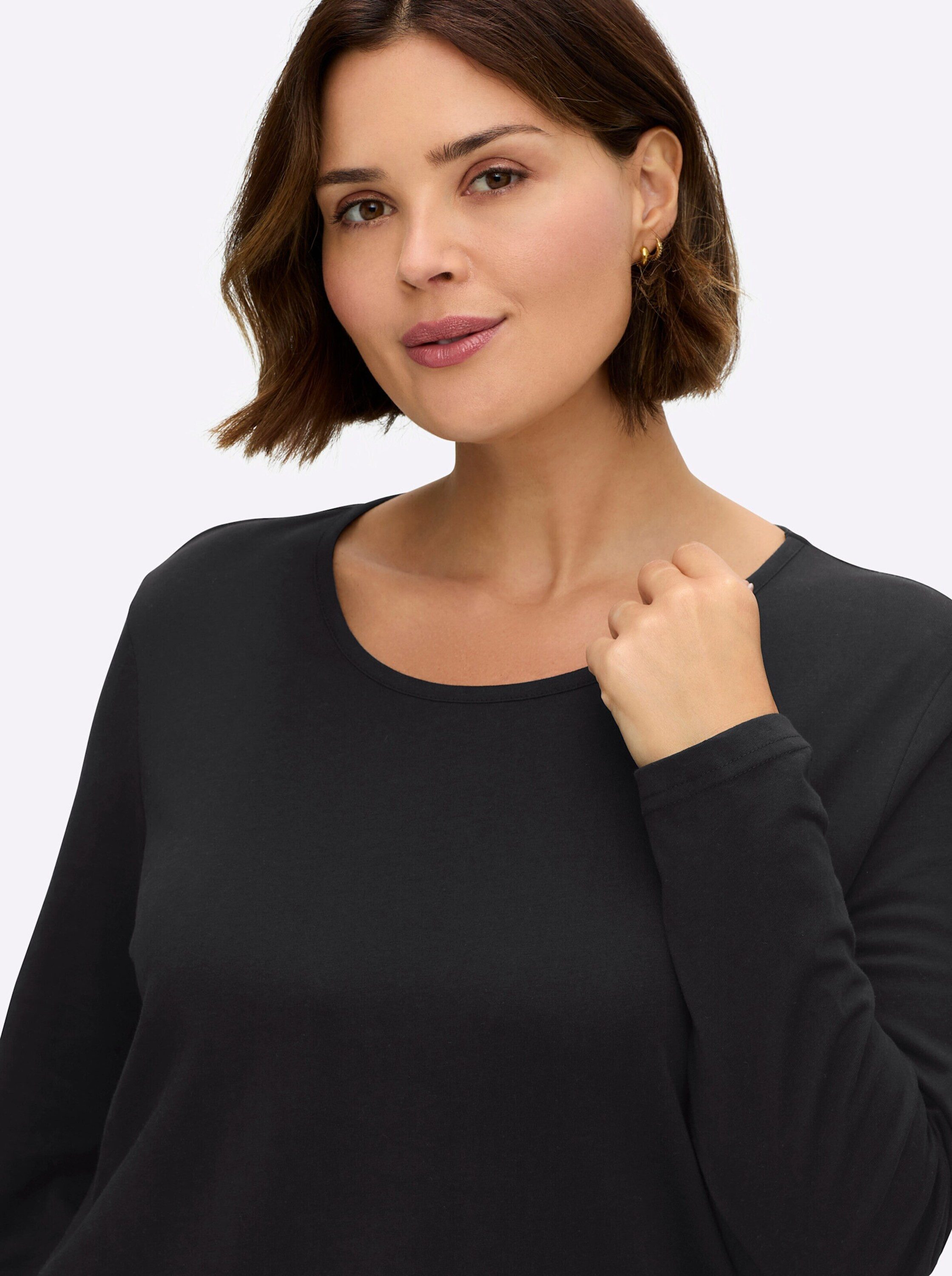 Sieh an! T-Shirt Shirt Langarm