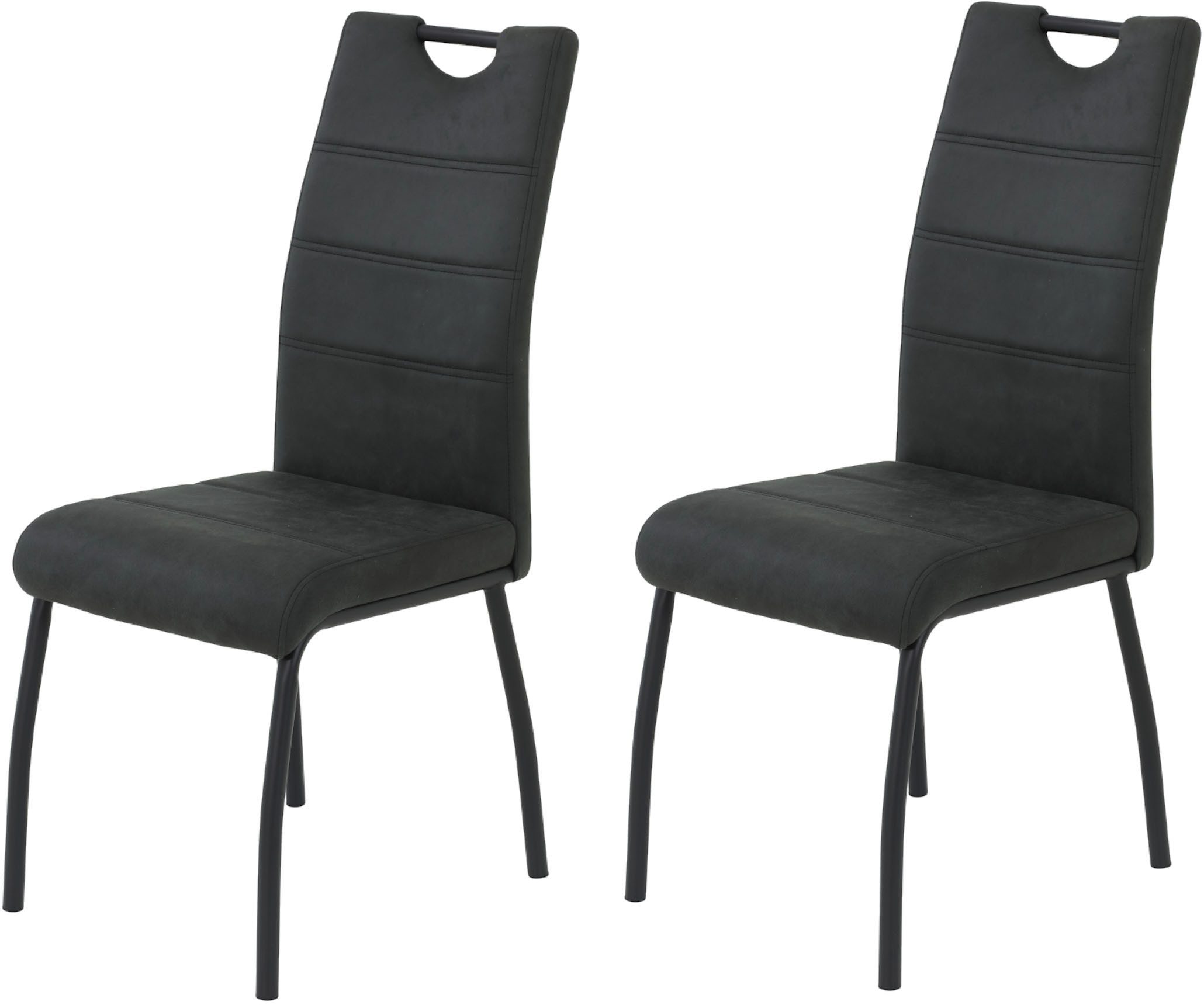 HELA 4-Fußstuhl PETRA (Set, 2 St), Vierfußstuhl, Vintage Optik, mit Griff, günstig online kaufen