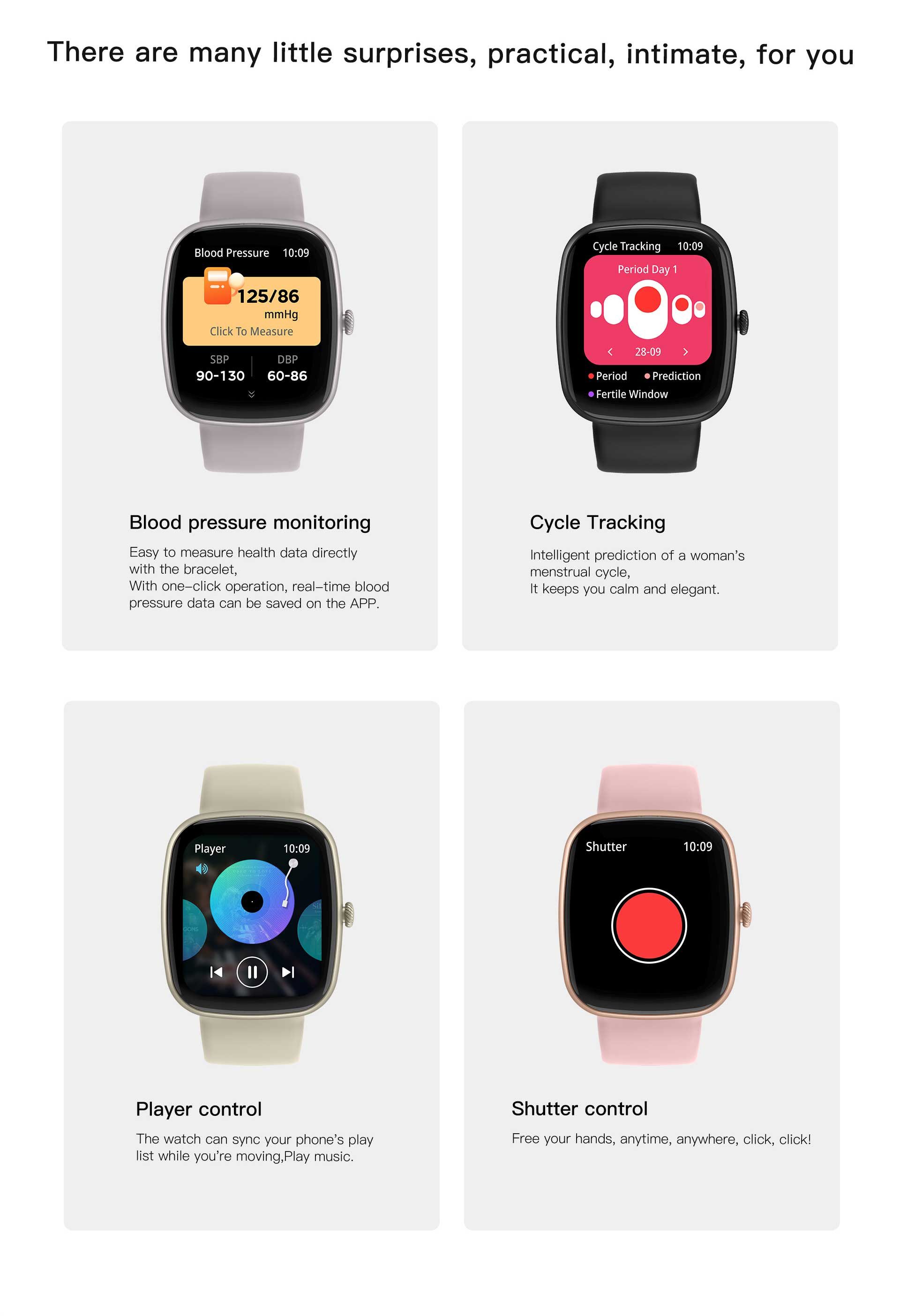 Zevelora Herren's und Damen's IP67 wasserdicht Telefonfunktion Fitness-Tracker Smartwatch (4,65 cm/1,83 Zoll, Android/iOS), mit austauschbarem weichem Mesharmband, - 230 mAh SPO2, Schrittzähler, Herzfrequenz- & Blutsauerstoffsensor