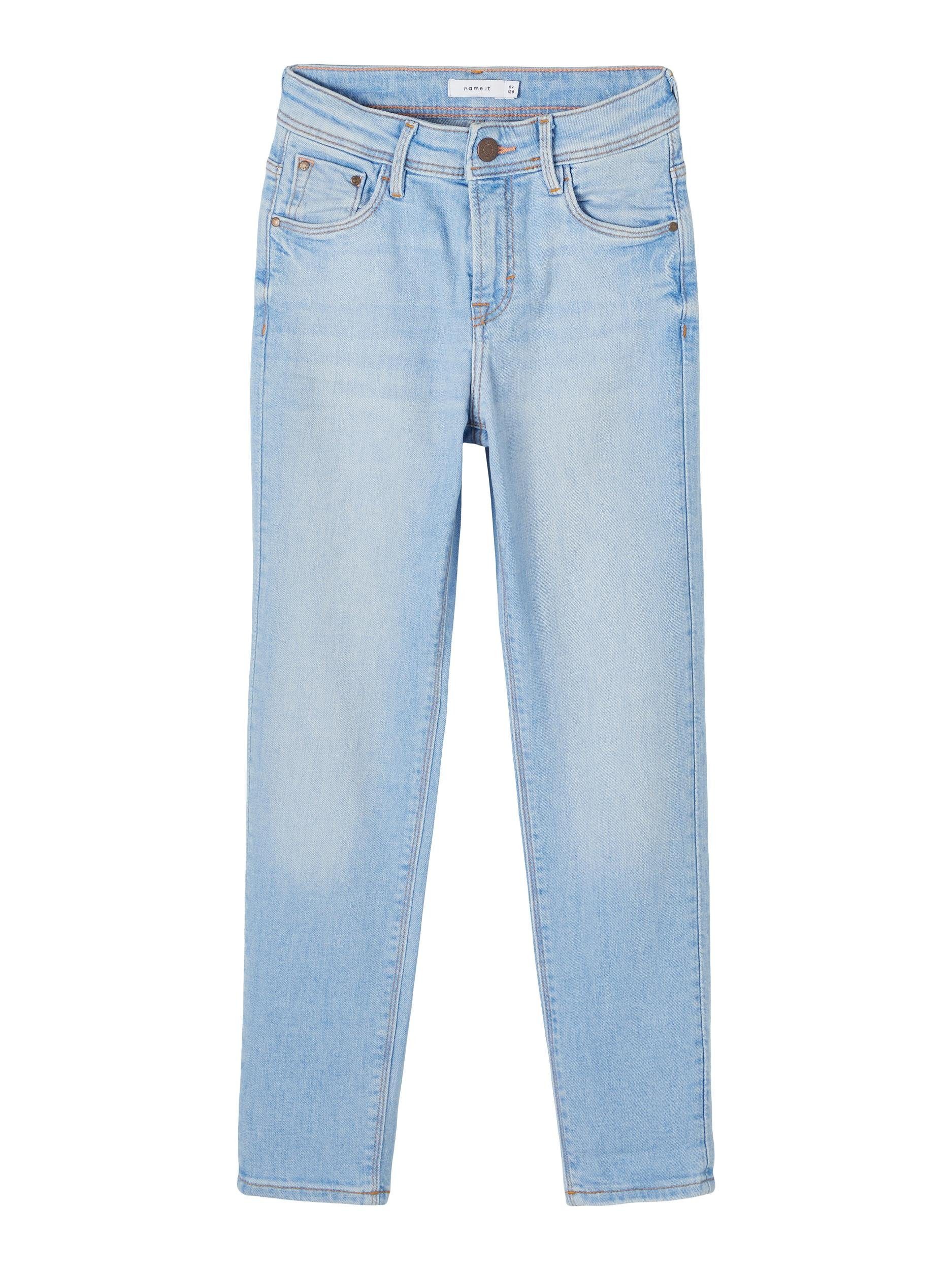 Name It 5-Pocket-Jeans Mädchen NKFROSE DNMTIPS1451HW MOM PANT BET NOOS in Unifarbe