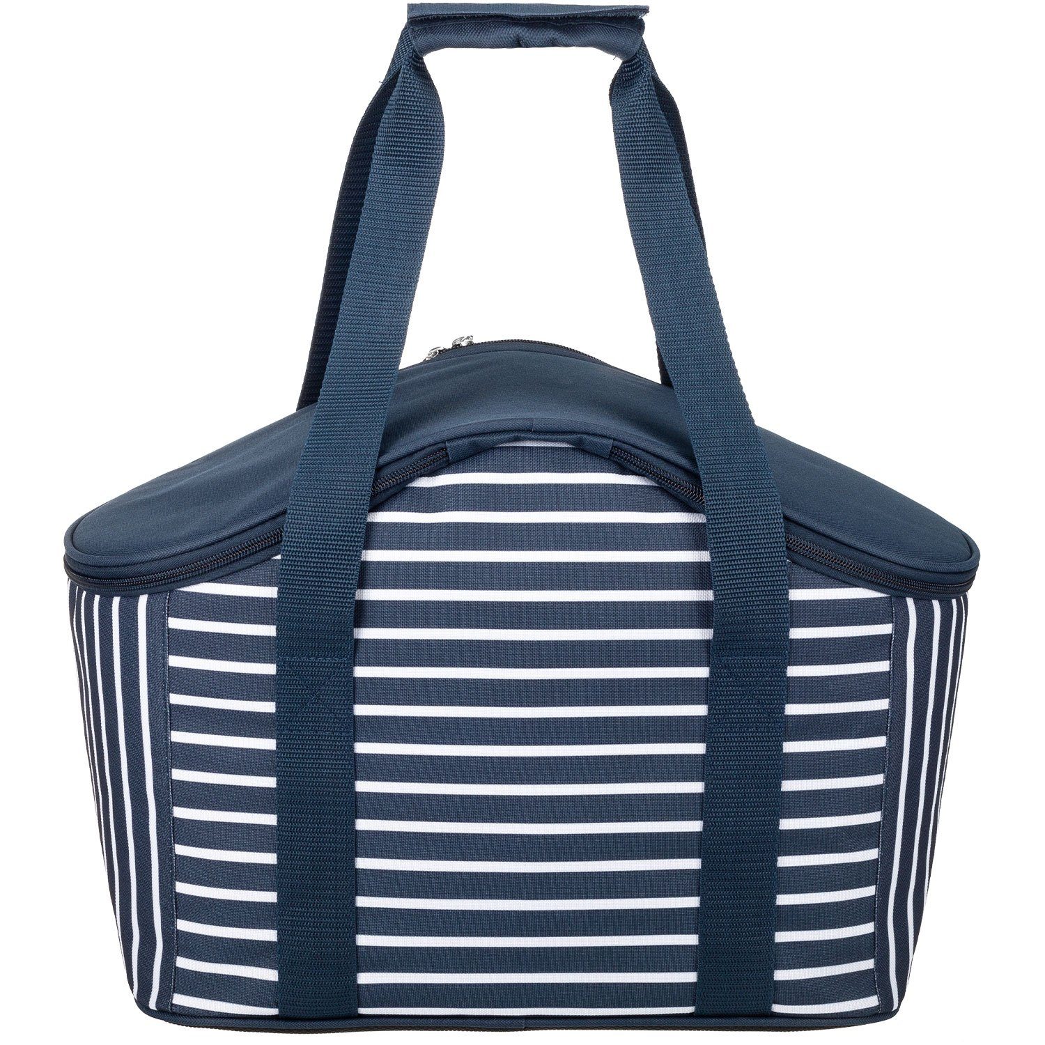 anndora Einkaufskorb mit Kühlfunktion 20 Liter mit Tragegriff, kleiner Picknickkorb mit Kühlfunktion - wasserdichter Innenraum