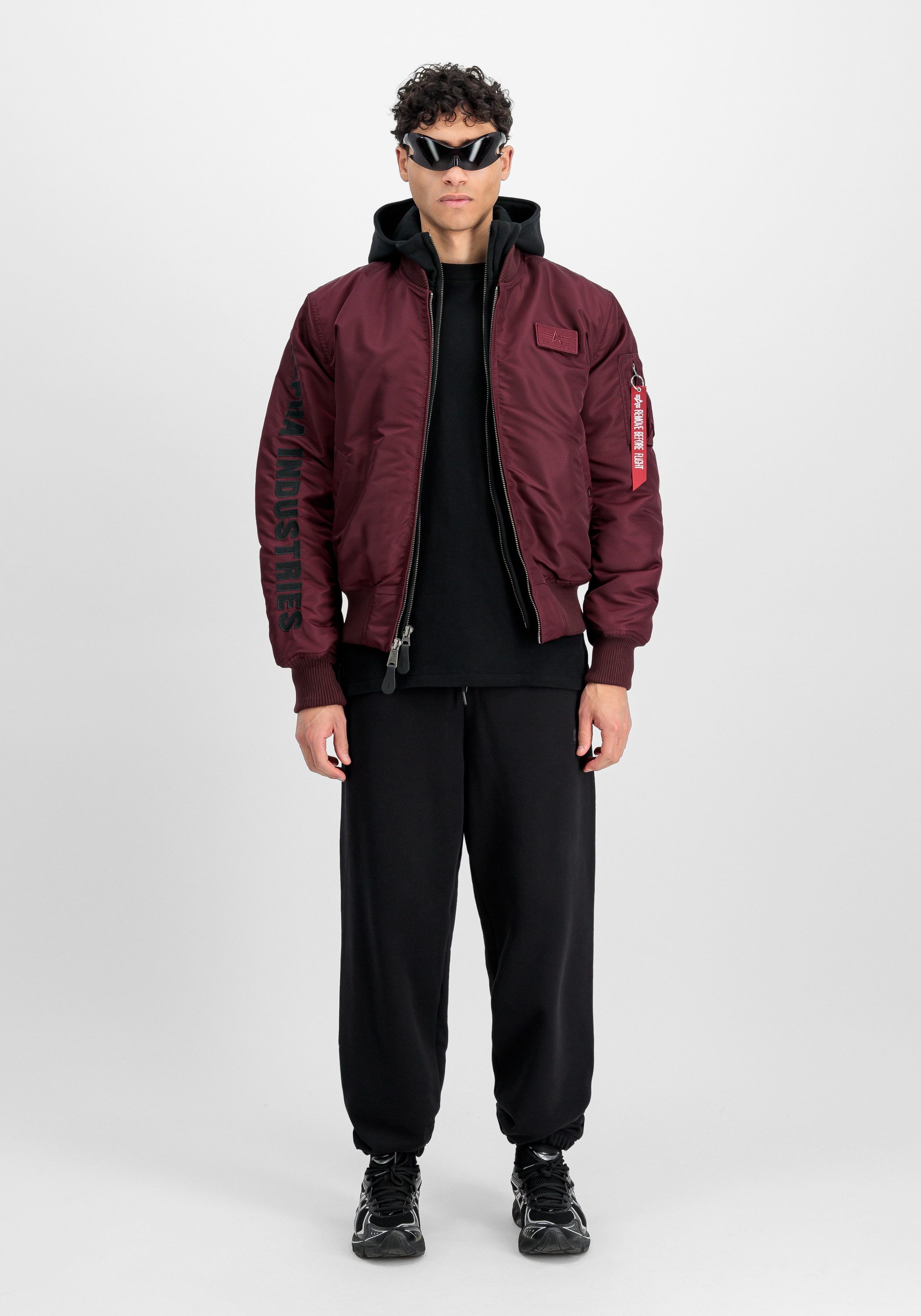 Alpha Industries Bomberjacke MA-1 D-Tec Sleeve Embroidery