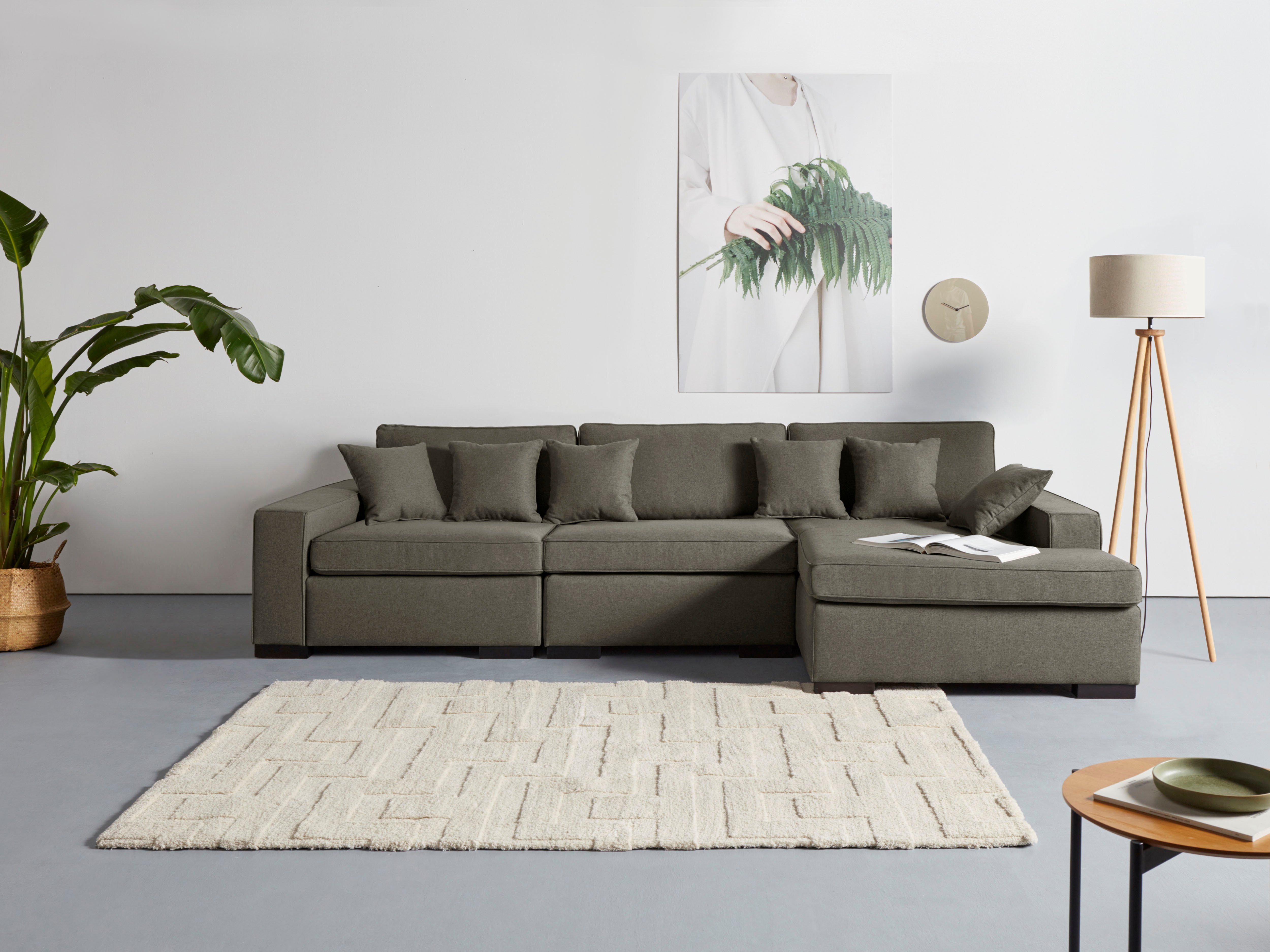 Guido Maria Kretschmer Home&Living Ecksofa Skara, Lounge-Sofa mit  Federkernpolsterung, in vielen Bezugsvarianten