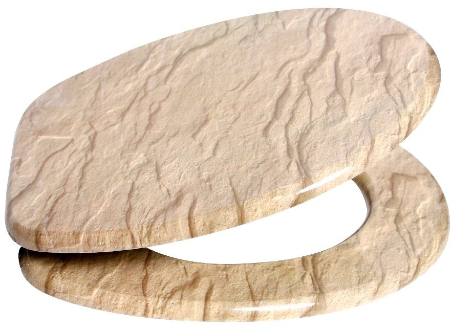 Sanilo WC-Sitz Sand Stone, mit Absenkautomatik günstig online kaufen