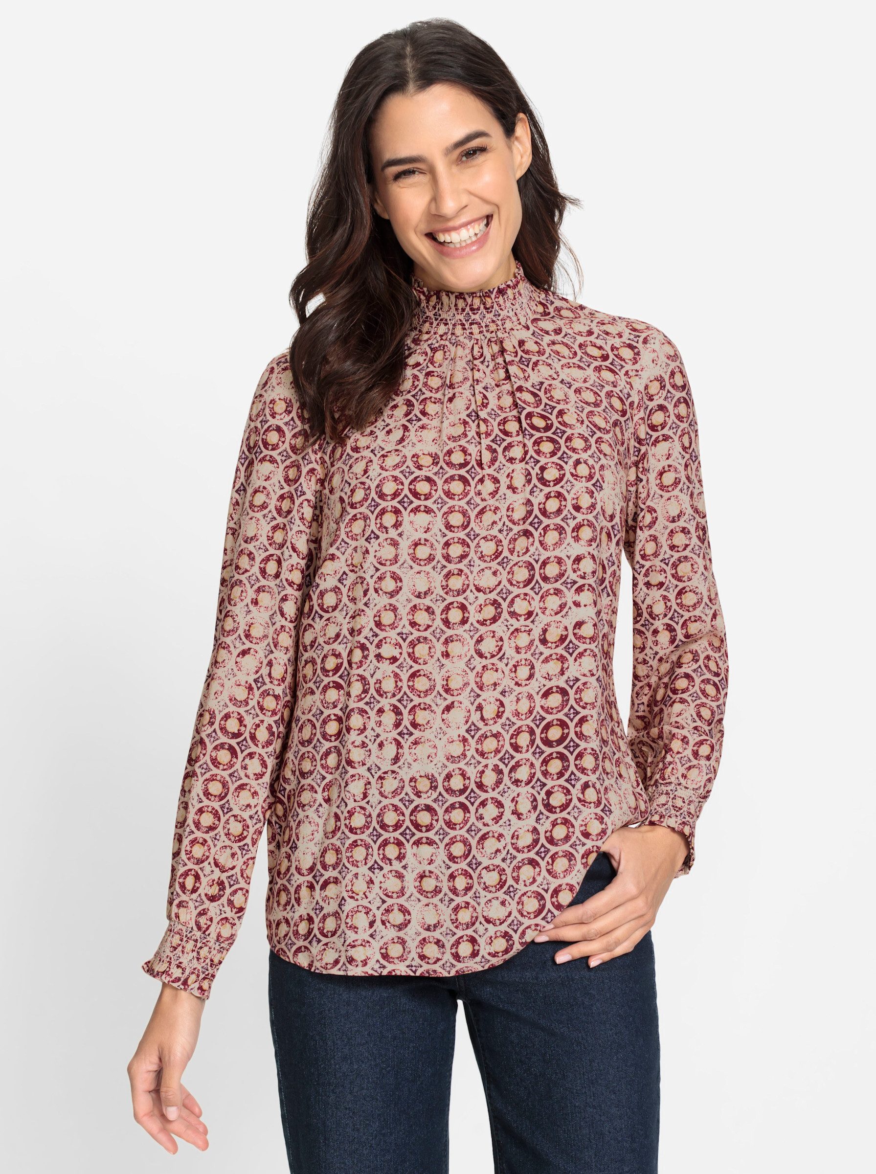 Witt Klassische Bluse Druckbluse günstig online kaufen